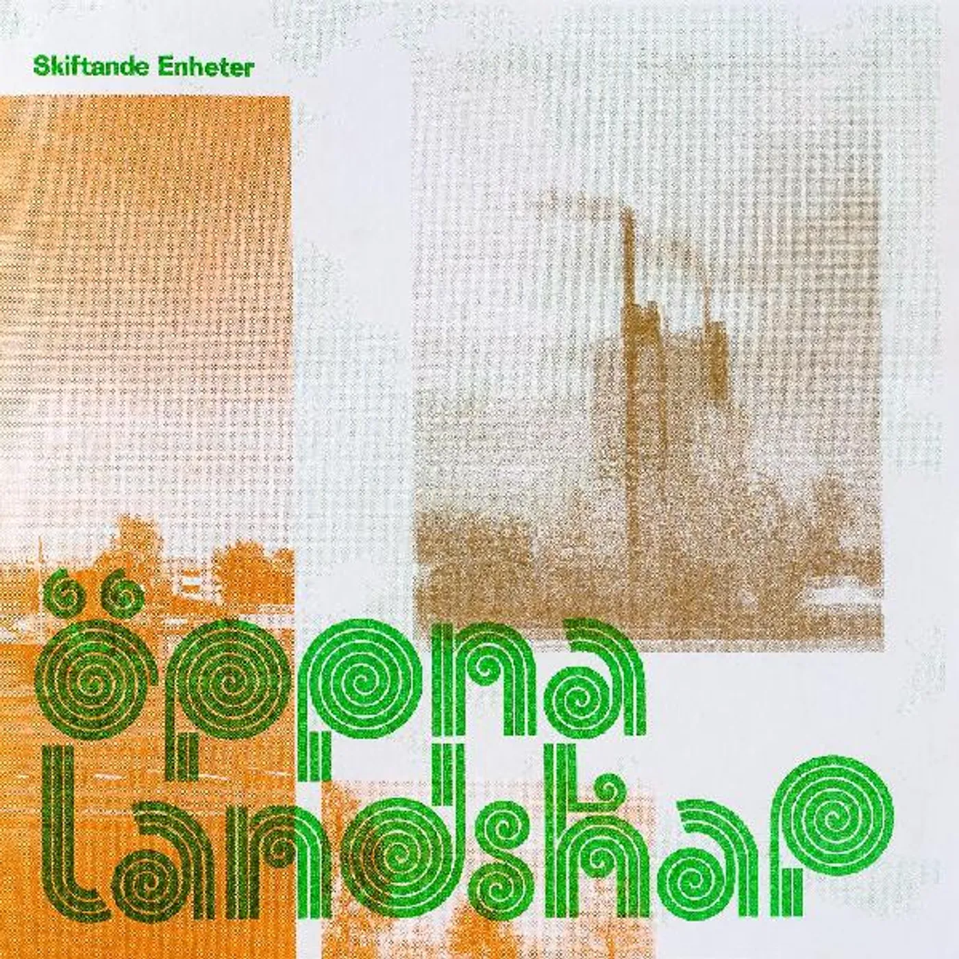 Skiftande Enheter Oppna Landskap Vinyl Record