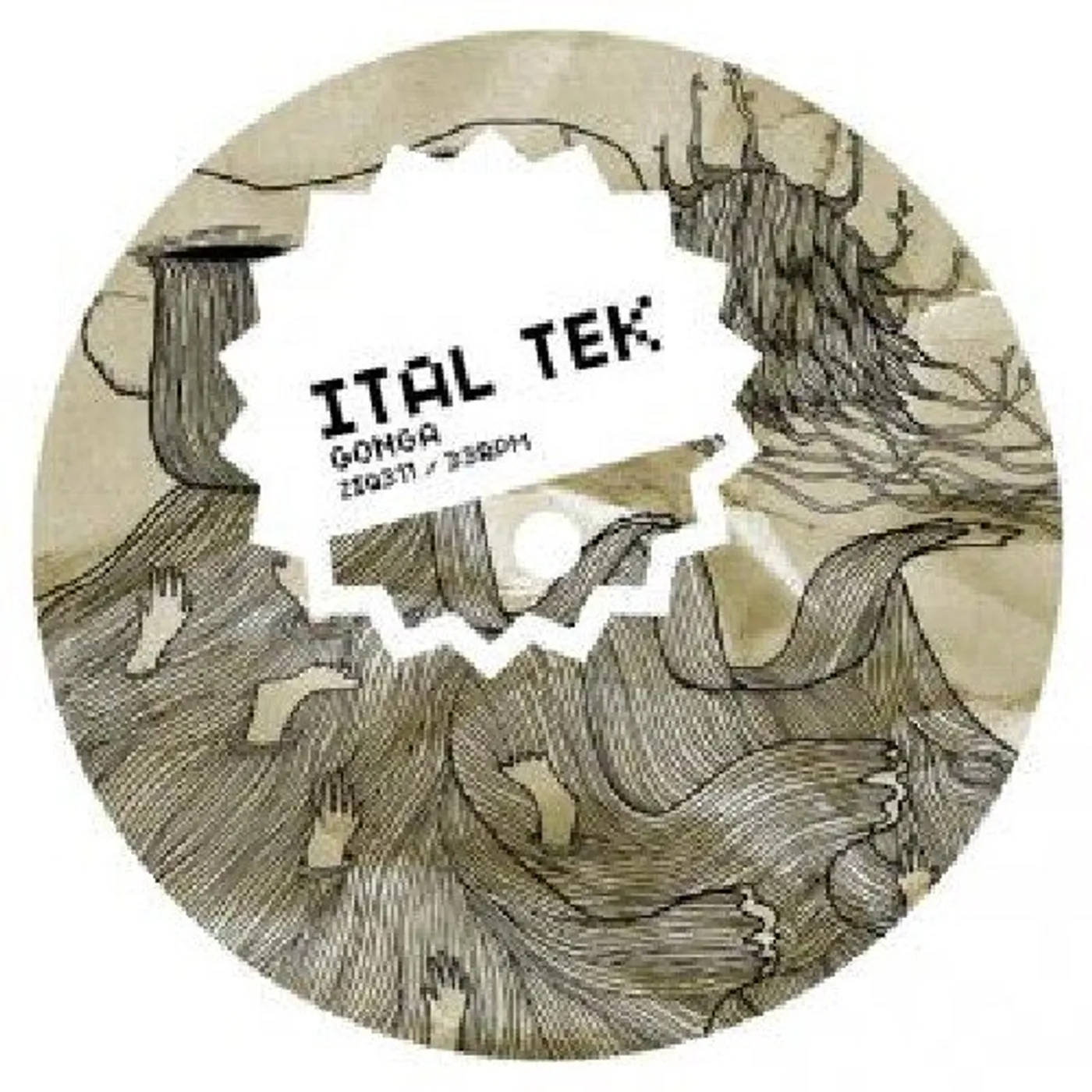 Ital Tek Gonga   12 Vinyl Record