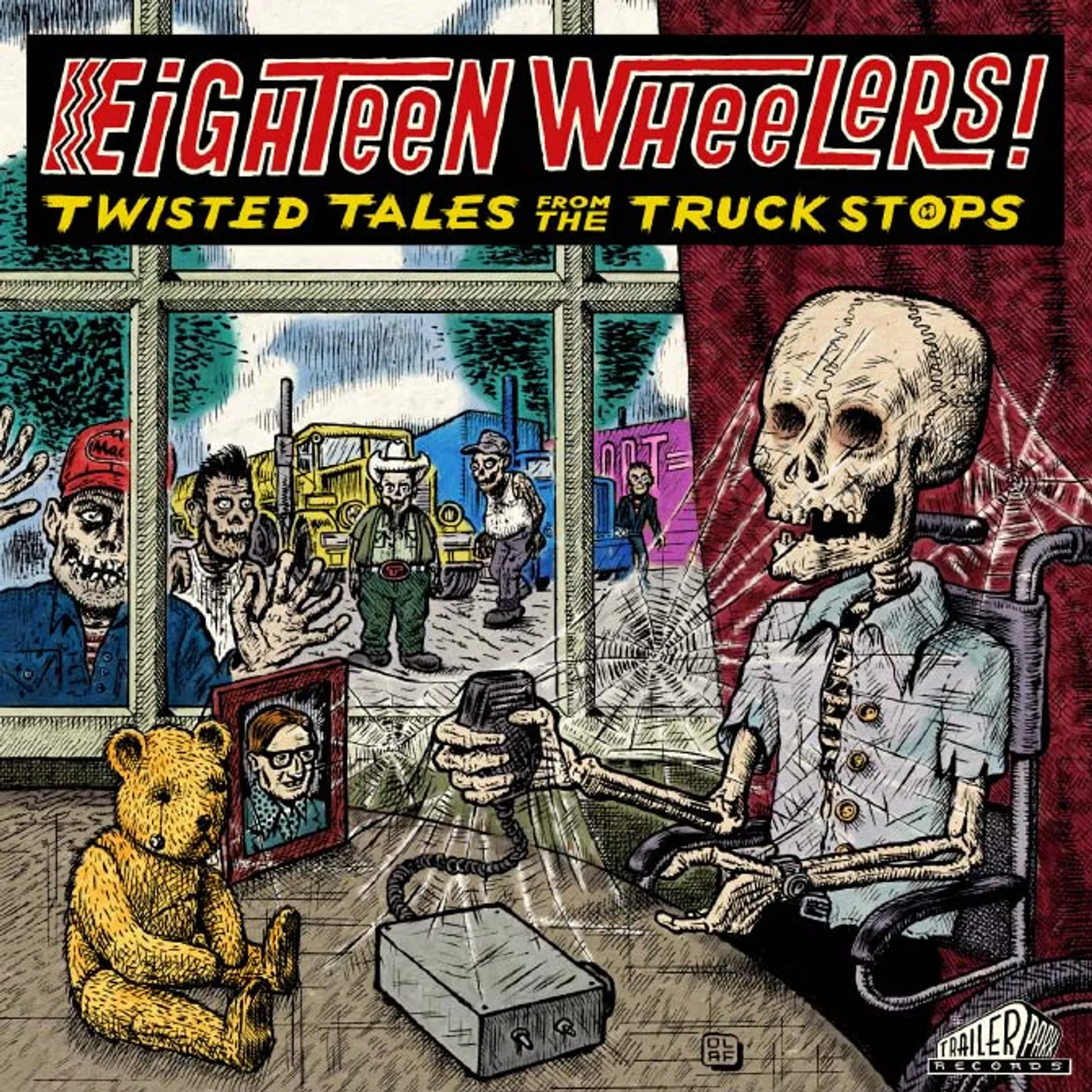 Various Artists Eighteen Wheelers   Twisted Tales From T Vinyl Record