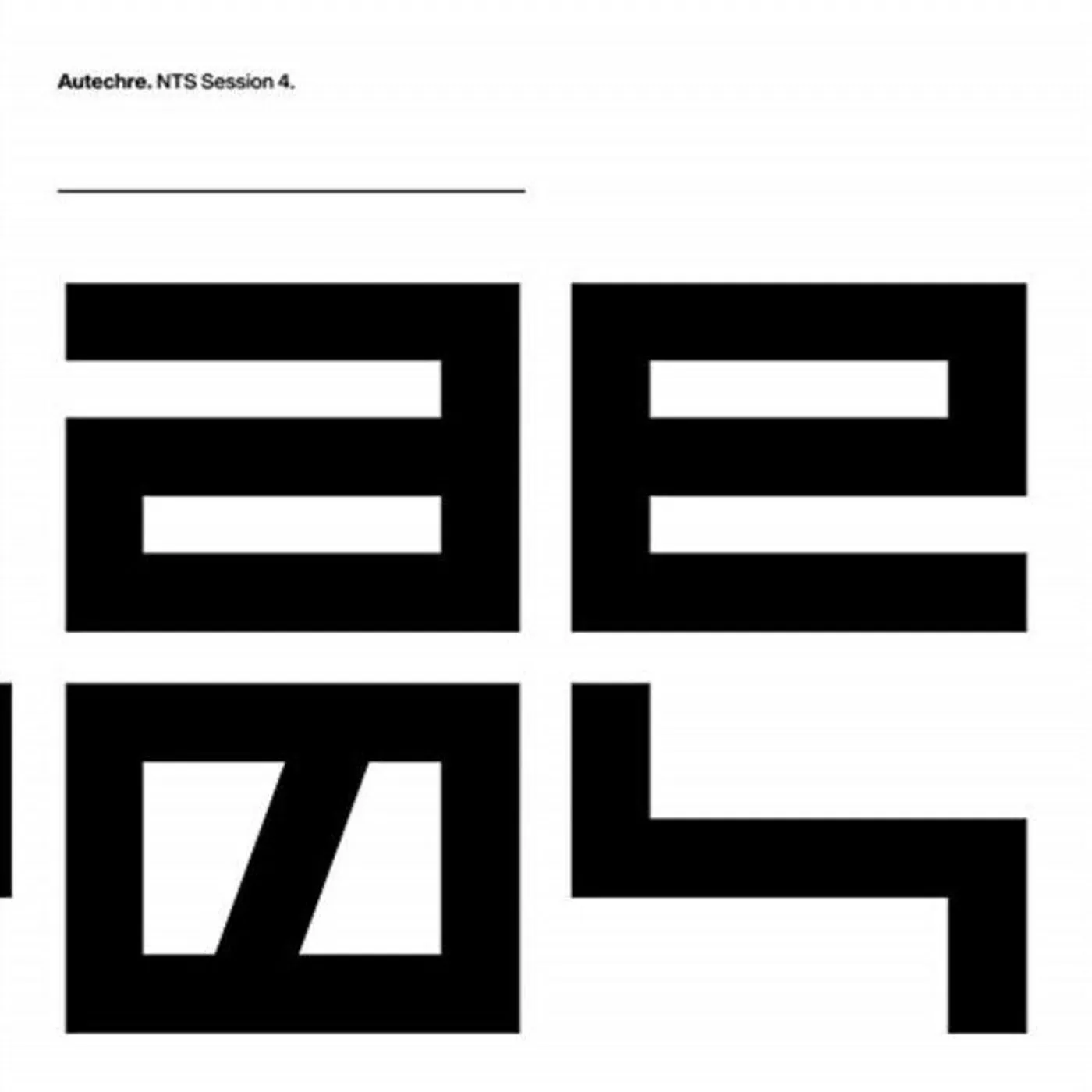 Autechre NTS SESSIONS 4 (3LP/DL CODE) Vinyl Record