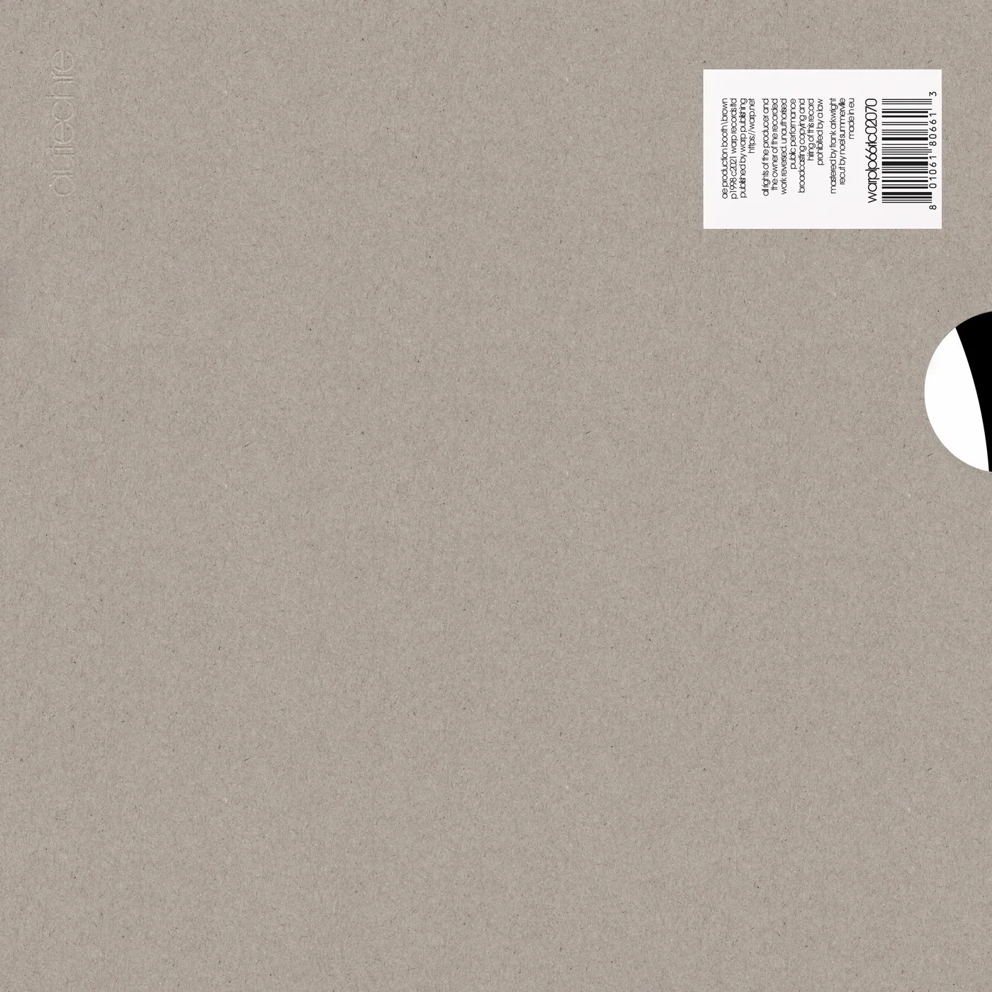 Autechre LP5 Vinyl Record