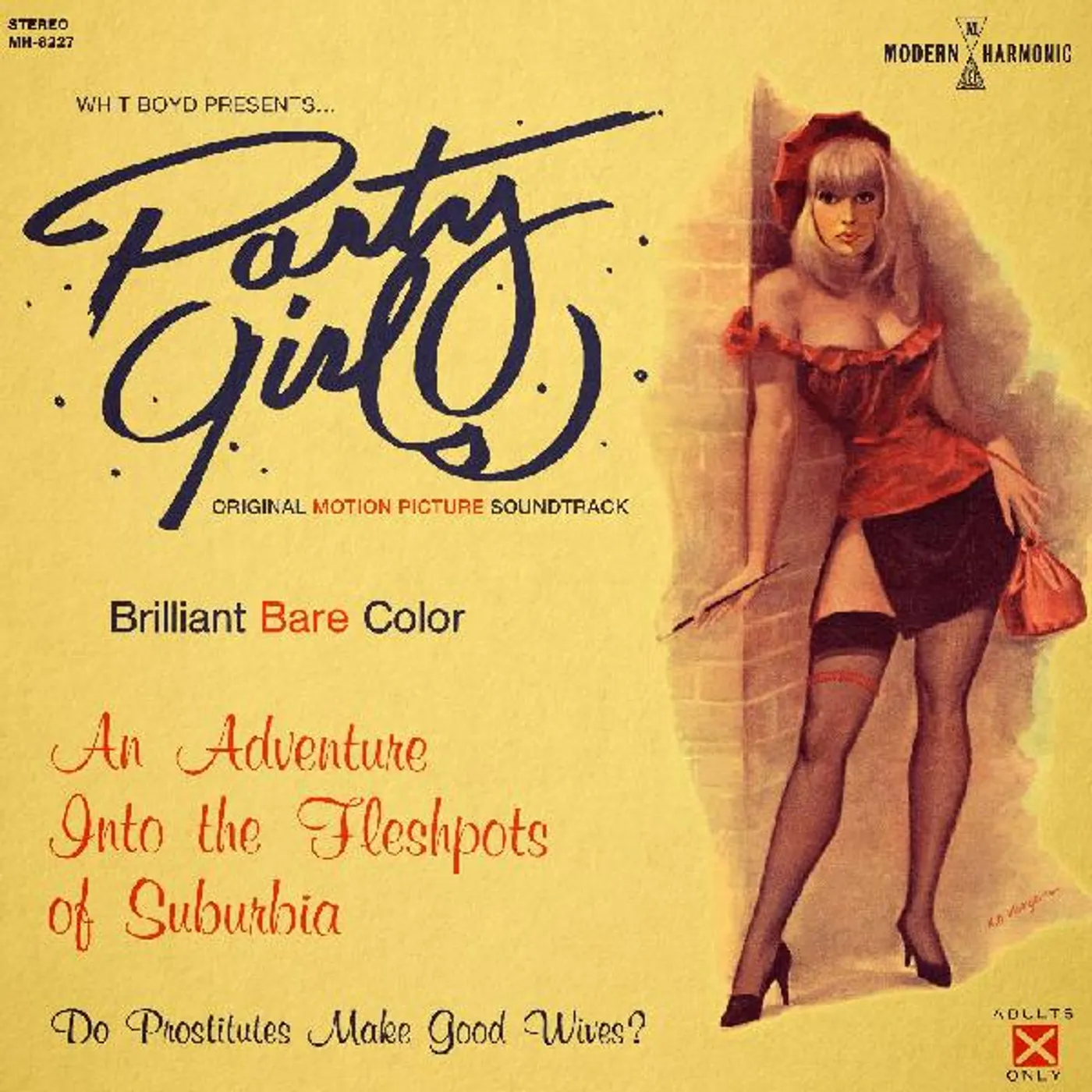 The Whit Boyd Combo PARTY GIRLS (ORIGINAL MOTION PICTURE SOUNDTRACK) Vinyl Record