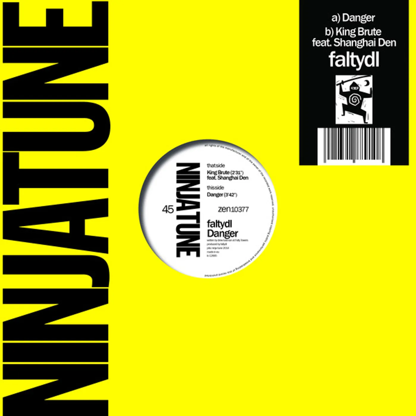 FaltyDL Danger   10 Vinyl Record