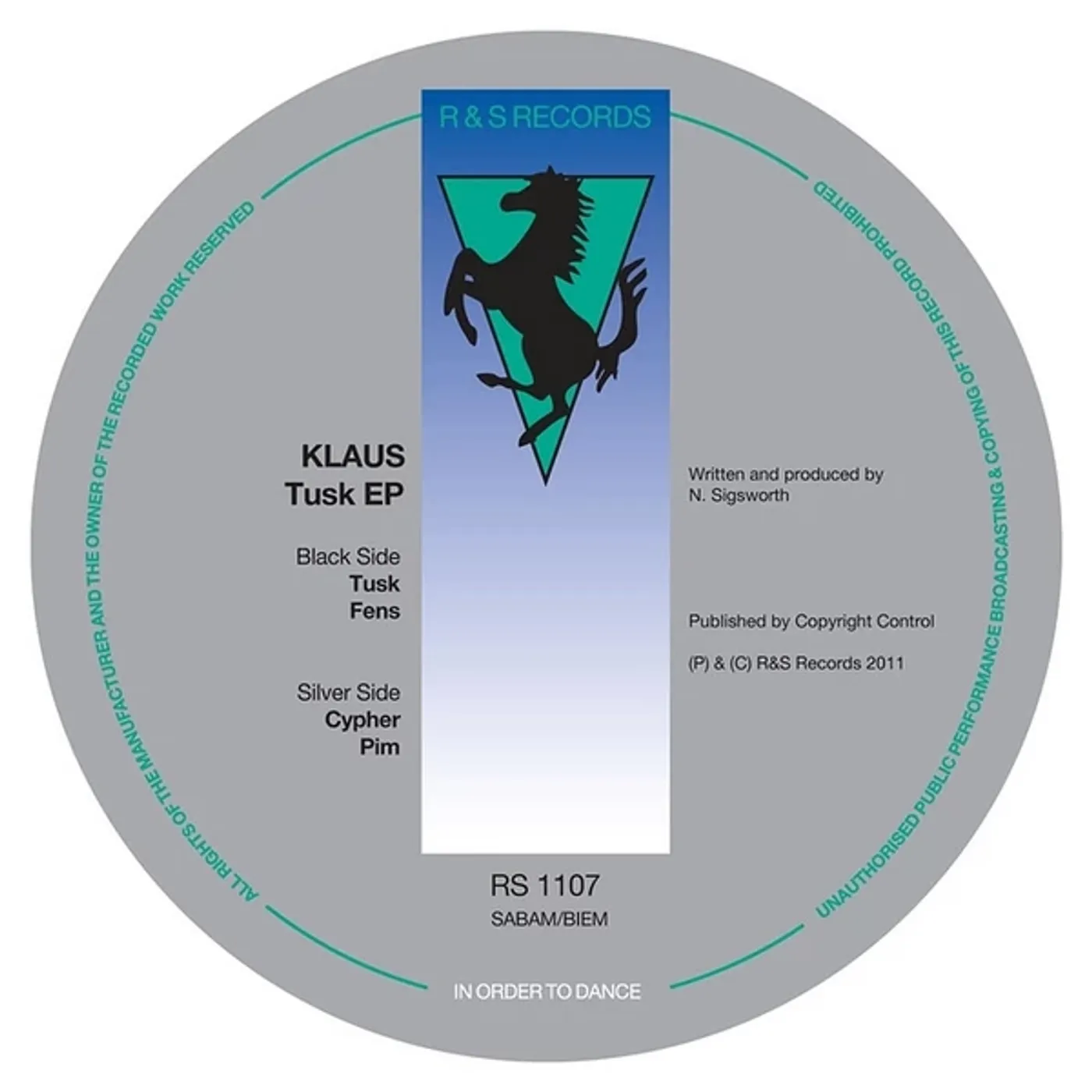 KLAUS Tusk Ep 12 Vinyl Record
