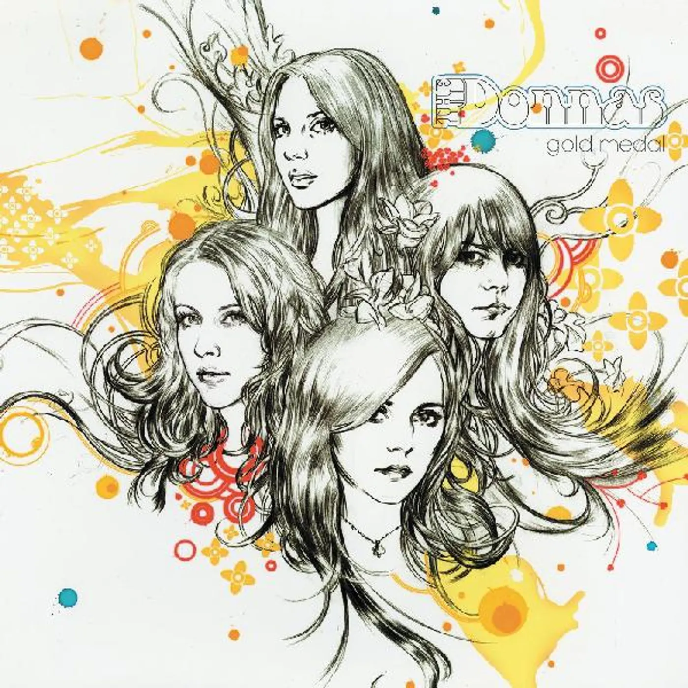 The Donnas Gold Medal (Limited Black & Gold Splatter Vinyl Edition) Vinyl Record