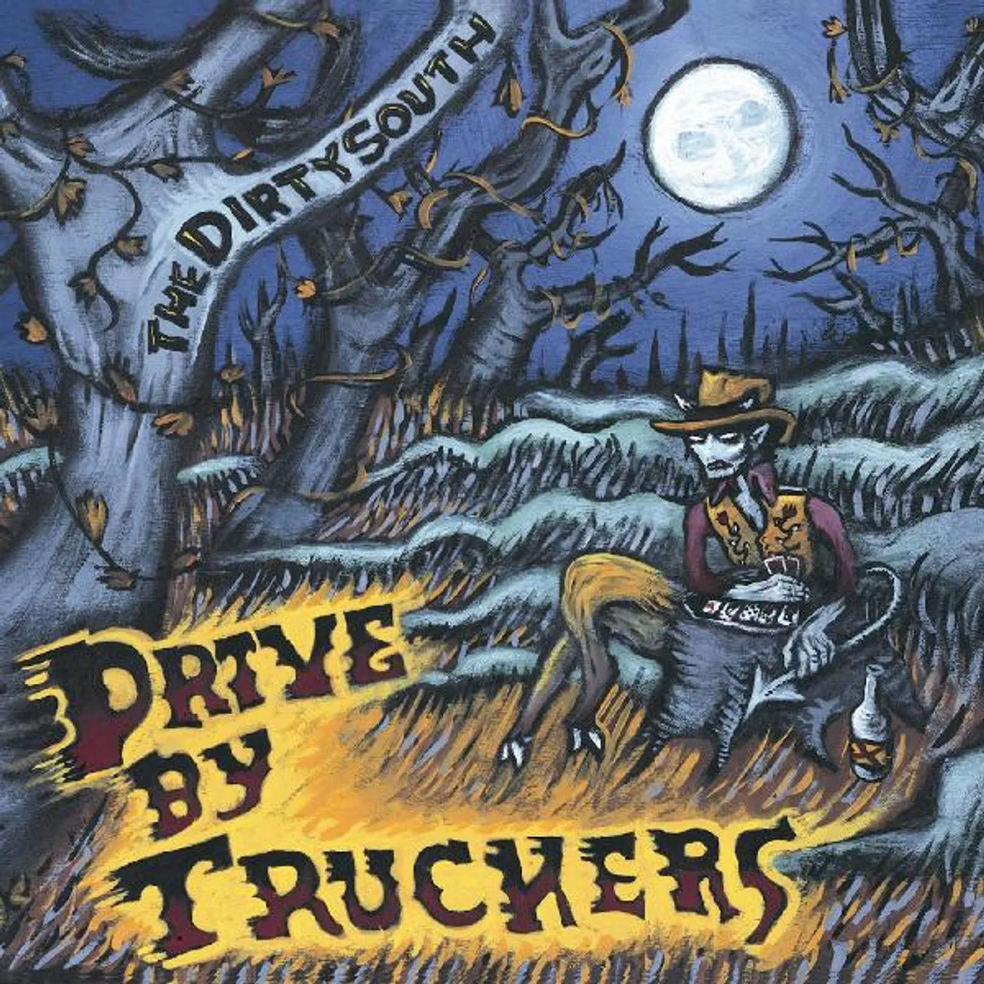 Drive-By Truckers The Dirty South (Clear With Blue Splatte Vinyl Record
