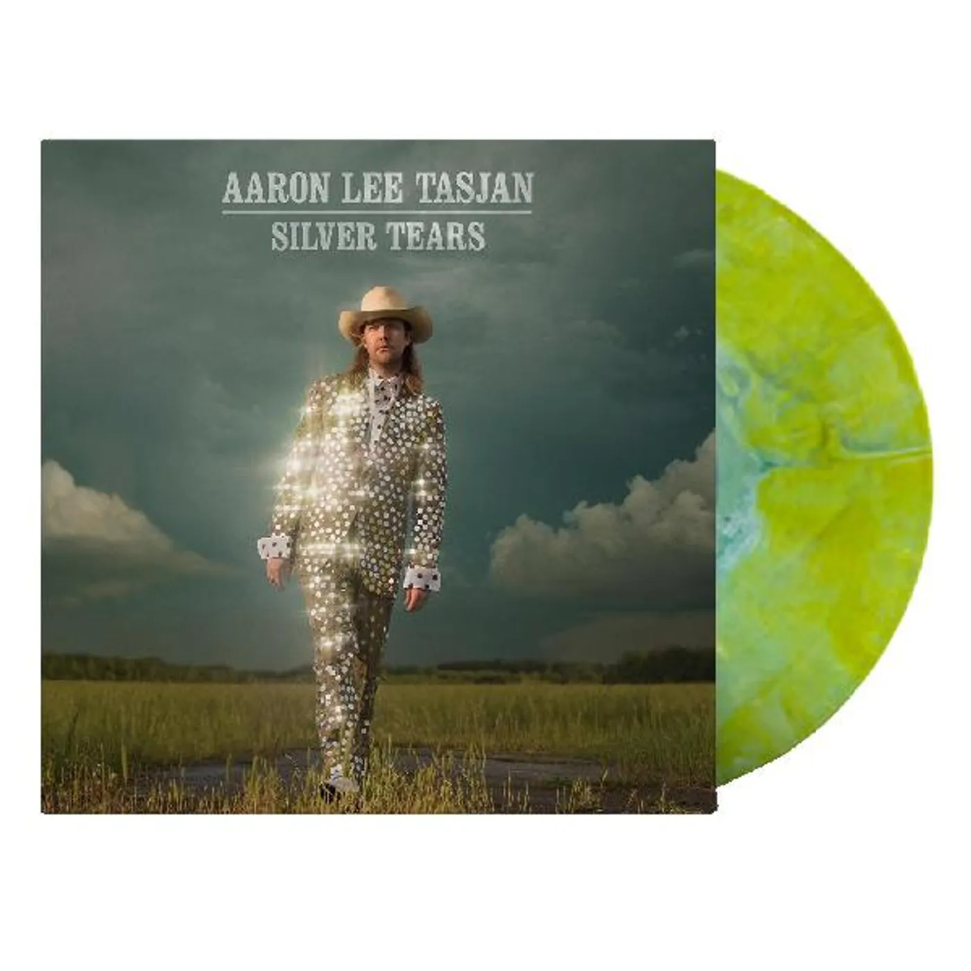 Aaron Lee Tasjan SILVER TEARS (SEQUIN SWIRL VINYL) Vinyl Record