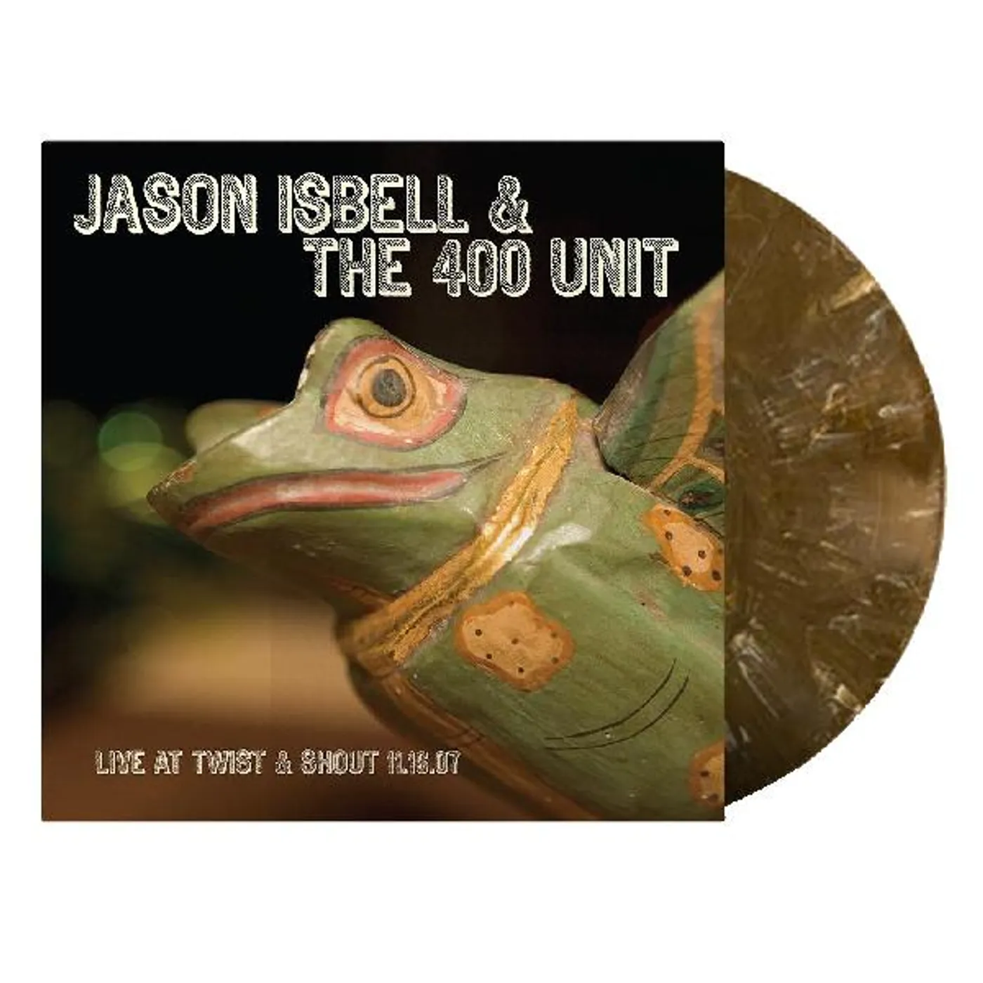 Jason Isbell and the 400 Unit TWIST & SHOUT 11.16.07 (ROOT BEER SWIRL VINYL) Vinyl Record