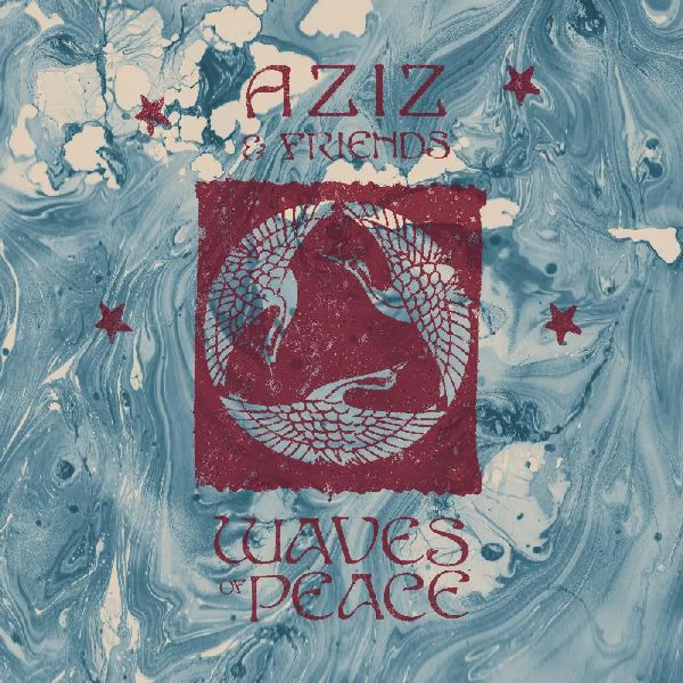 Aziz & Friends WAVES OF PEACE (2LP) Vinyl Record