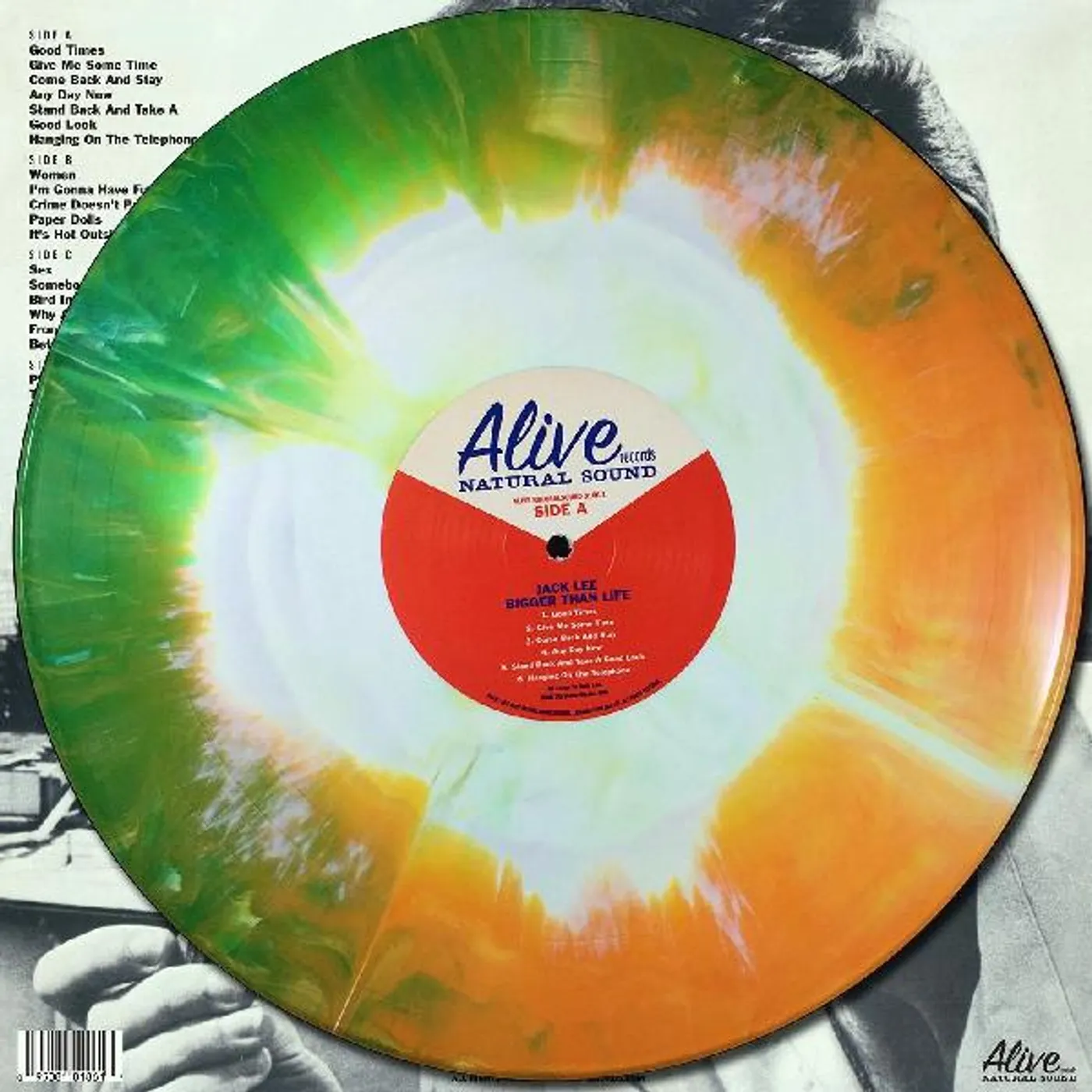Jack Lee Bigger Than Life Vinyl Record