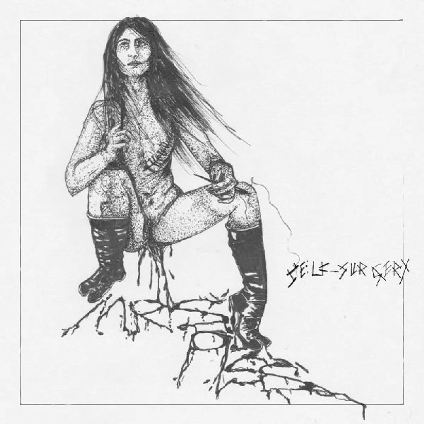Mrs. Piss SELF-SURGERY (LOGO ETCHING B-SIDE/DL CARD) Vinyl Record