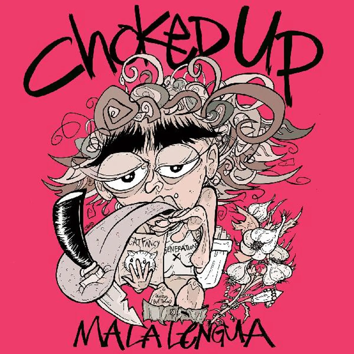Choked Up MALA LENGUA (PINK VINYL) Vinyl Record
