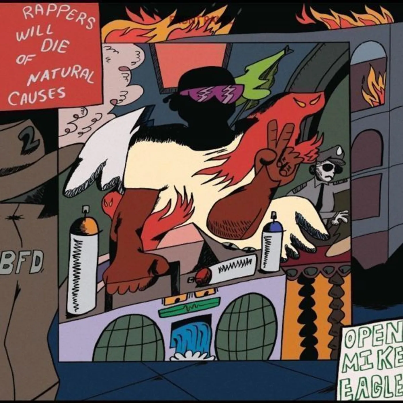 Open Mike Eagle Rappers Will Die Of Natural Causes (Silv Vinyl Record