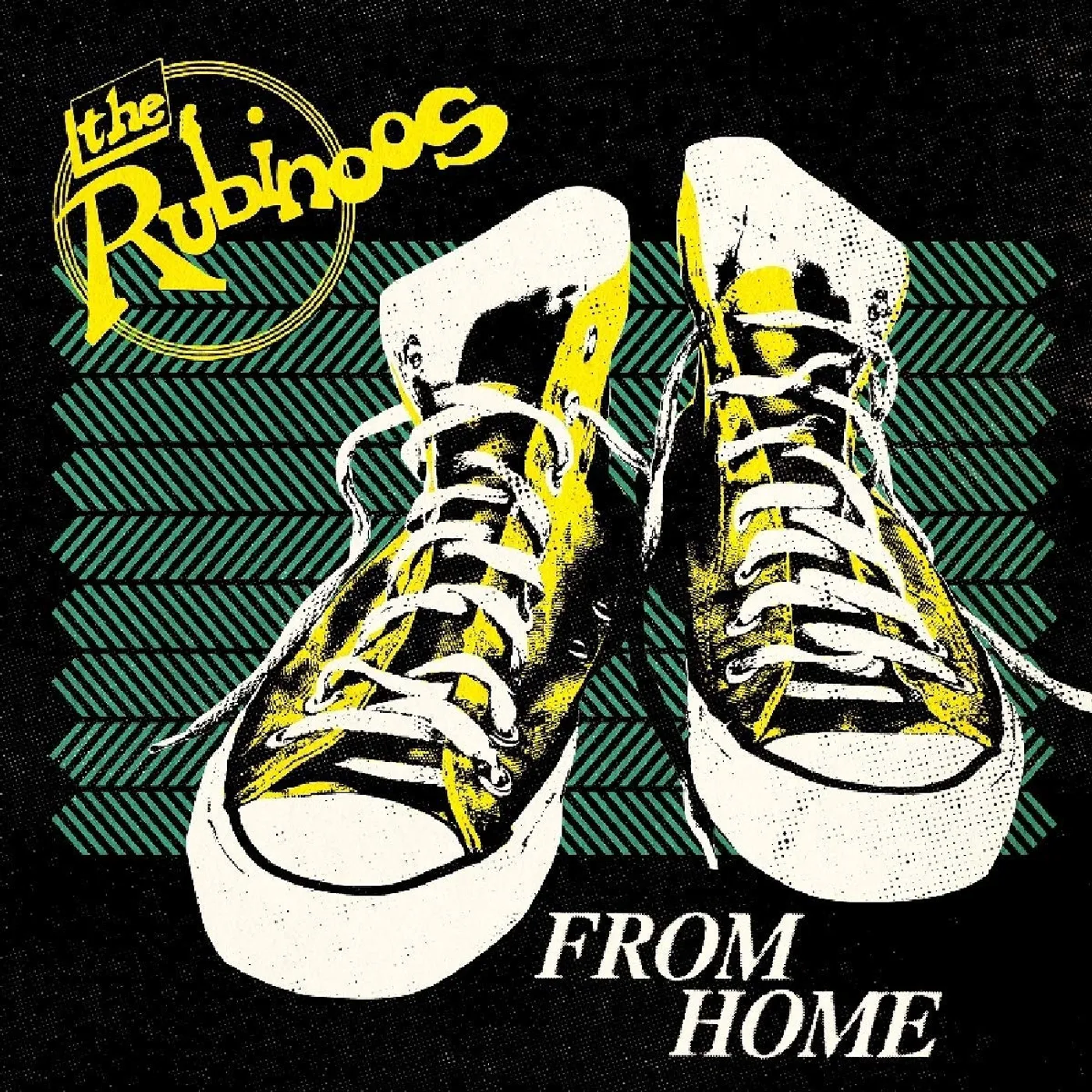 The Rubinoos FROM HOME (BLACK/YELLOW SPLATTER VINYL/DL CARD) Vinyl Record