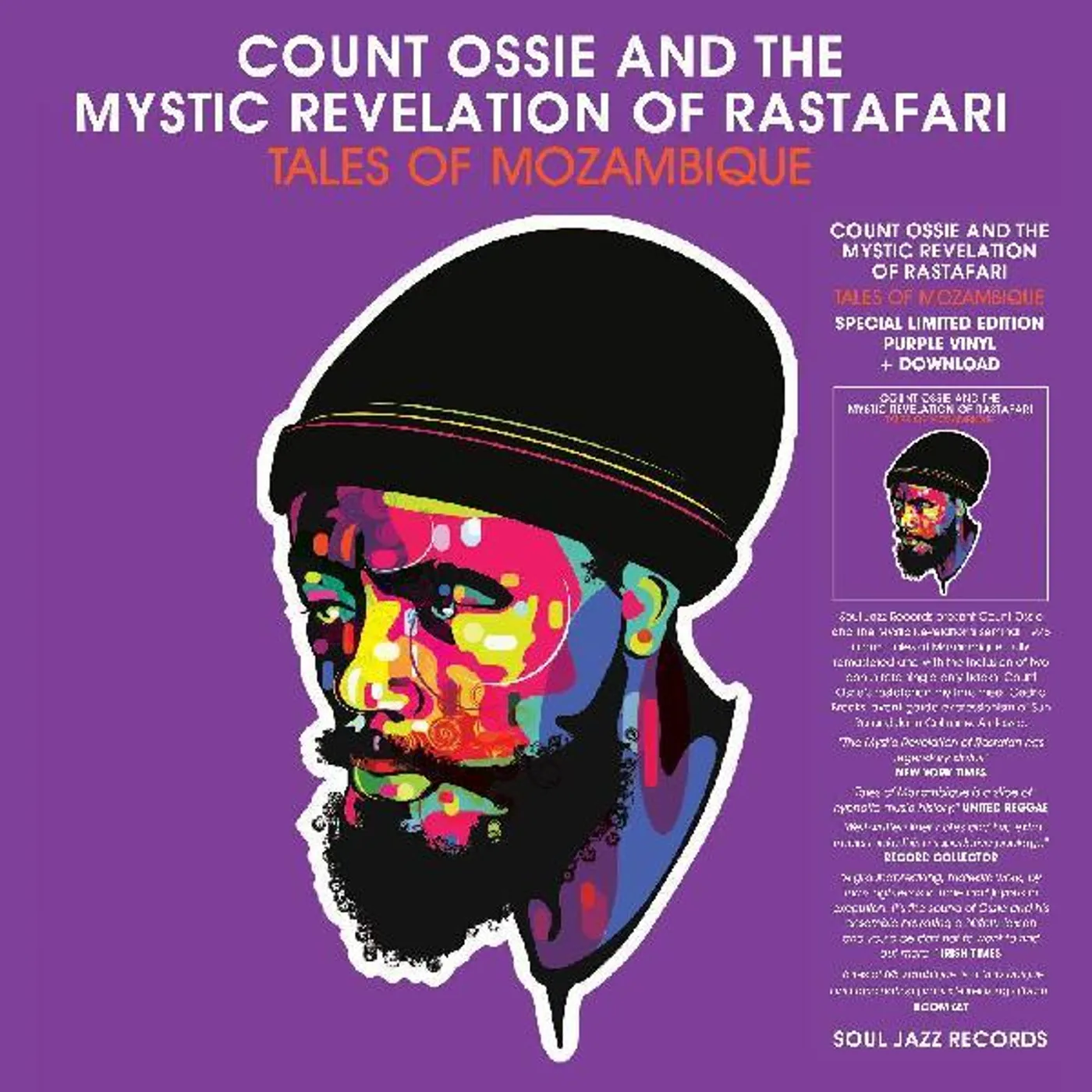 Count Ossie & The Mystic Revelation Of Rastafari Tales Of Mozambique (Purple) Vinyl Record