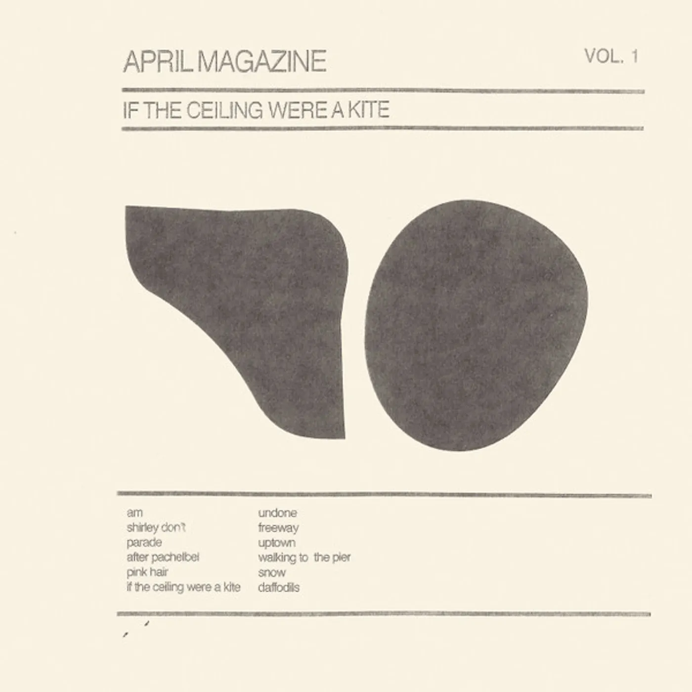 April Magazine If The Ceiling Were A Kite: Vol. 1 vinyl record