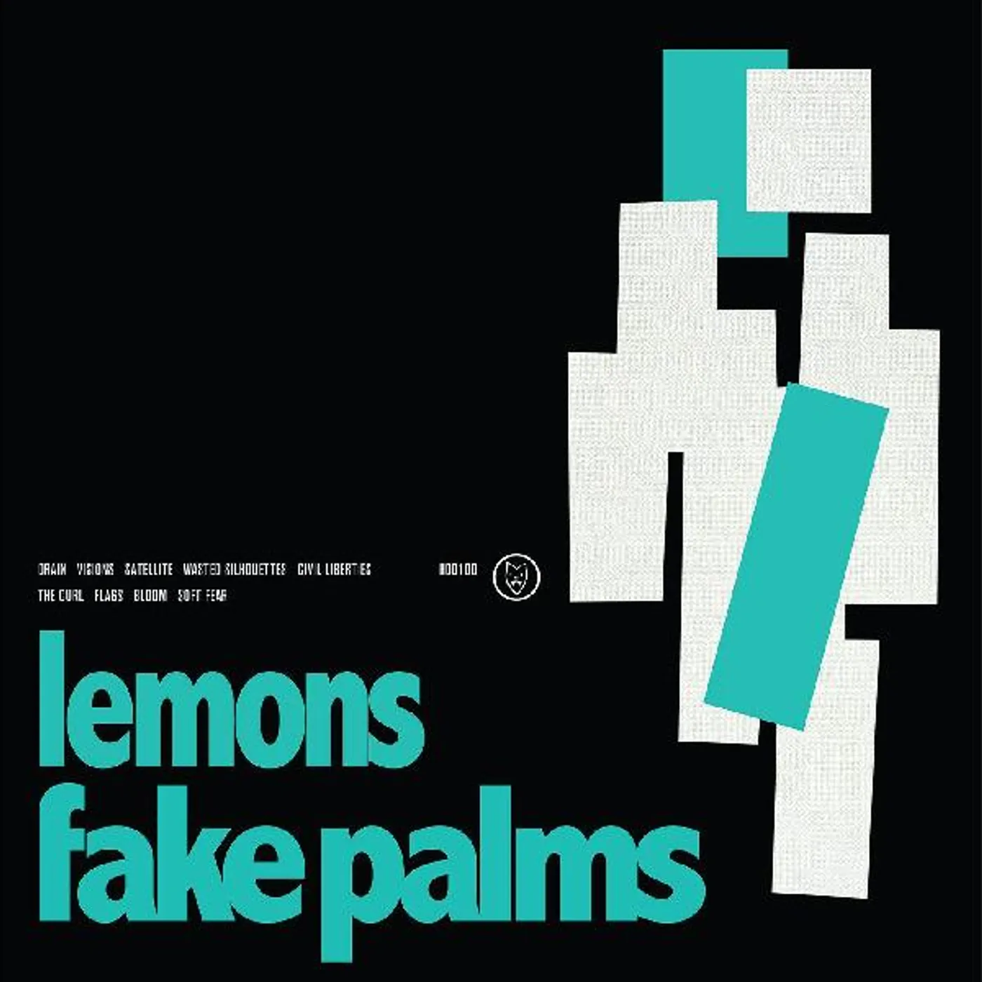 Fake Palms LEMONS (AQUA BLUE & BLACK SWIRL VINYL) Vinyl Record