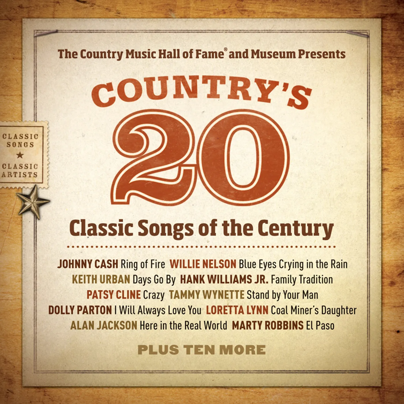 Various Artists Country Music Hall Of Fame Presents 20 C CD