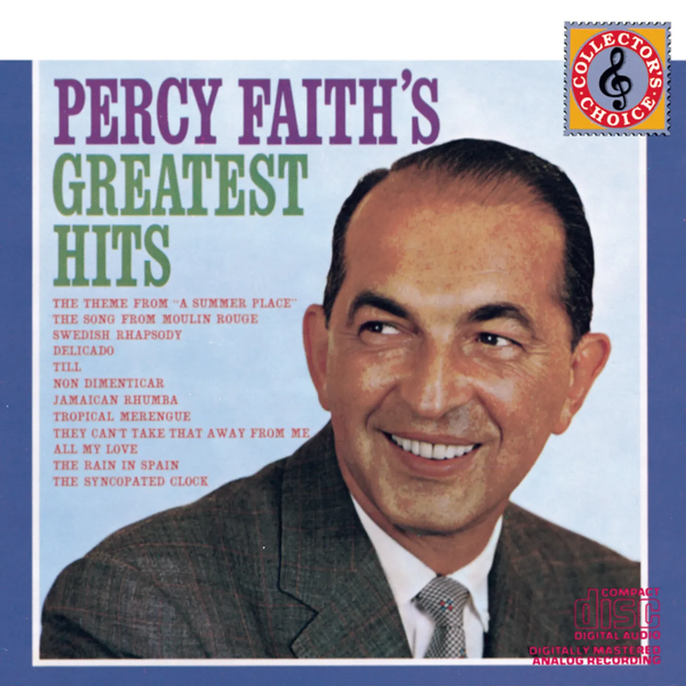 Percy Faith & His Orchestra GREATEST HITS CD