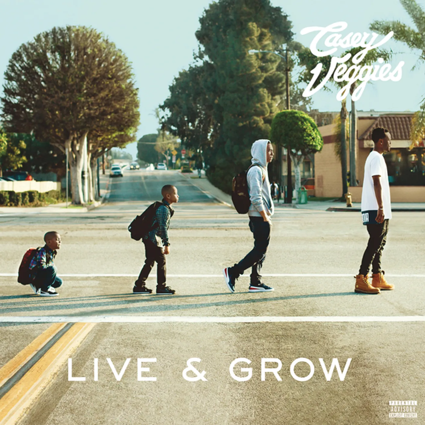 Casey Veggies LIVE & GROW (1 GREEN & 1 ORANGE VINYL/ INC DL CARD) Vinyl Record