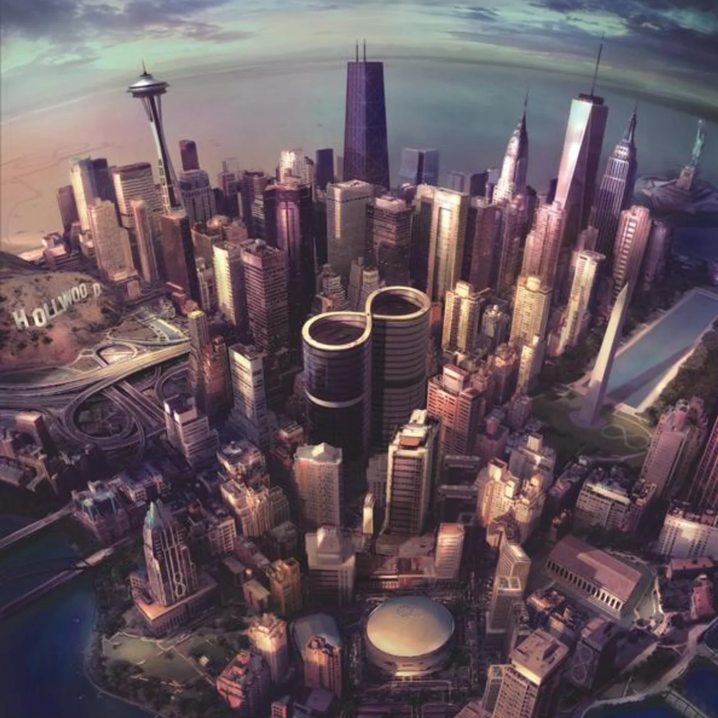 Foo Fighters SONIC HIGHWAYS (180G/DL CARD/GATEFOLD) Vinyl Record