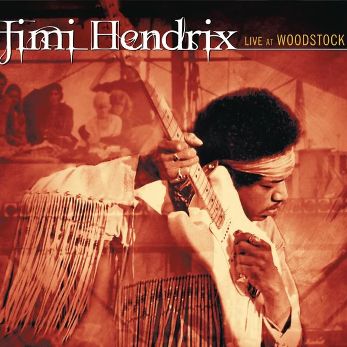 Jimi Hendrix Live at Woodstock Vinyl Record