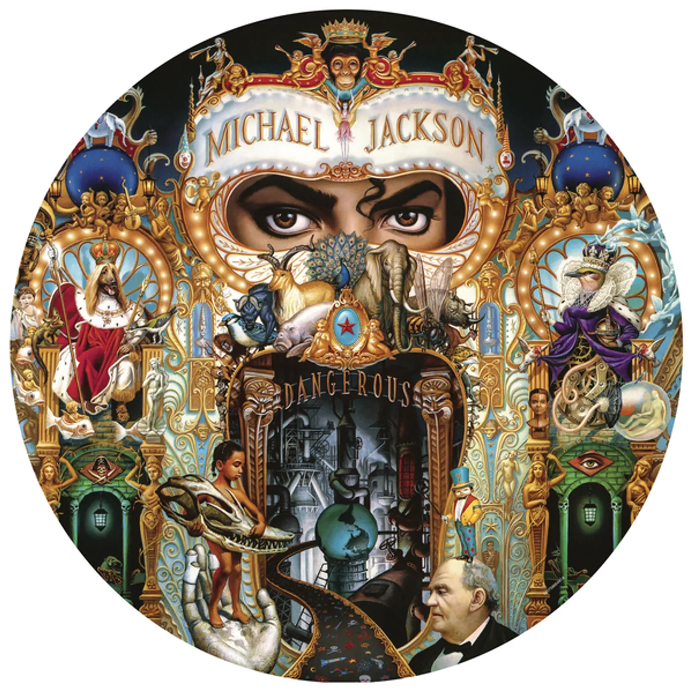 Michael Jackson DANGEROUS (2LP/PICTURE DISC) Vinyl Record