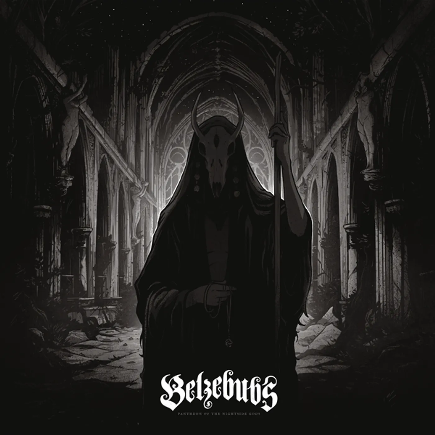 Belzebubs PANTHEON OF THE NIGHTSIDE GODS (180G/TRANSPARENT RED MARBLE VINYL) Vinyl Record