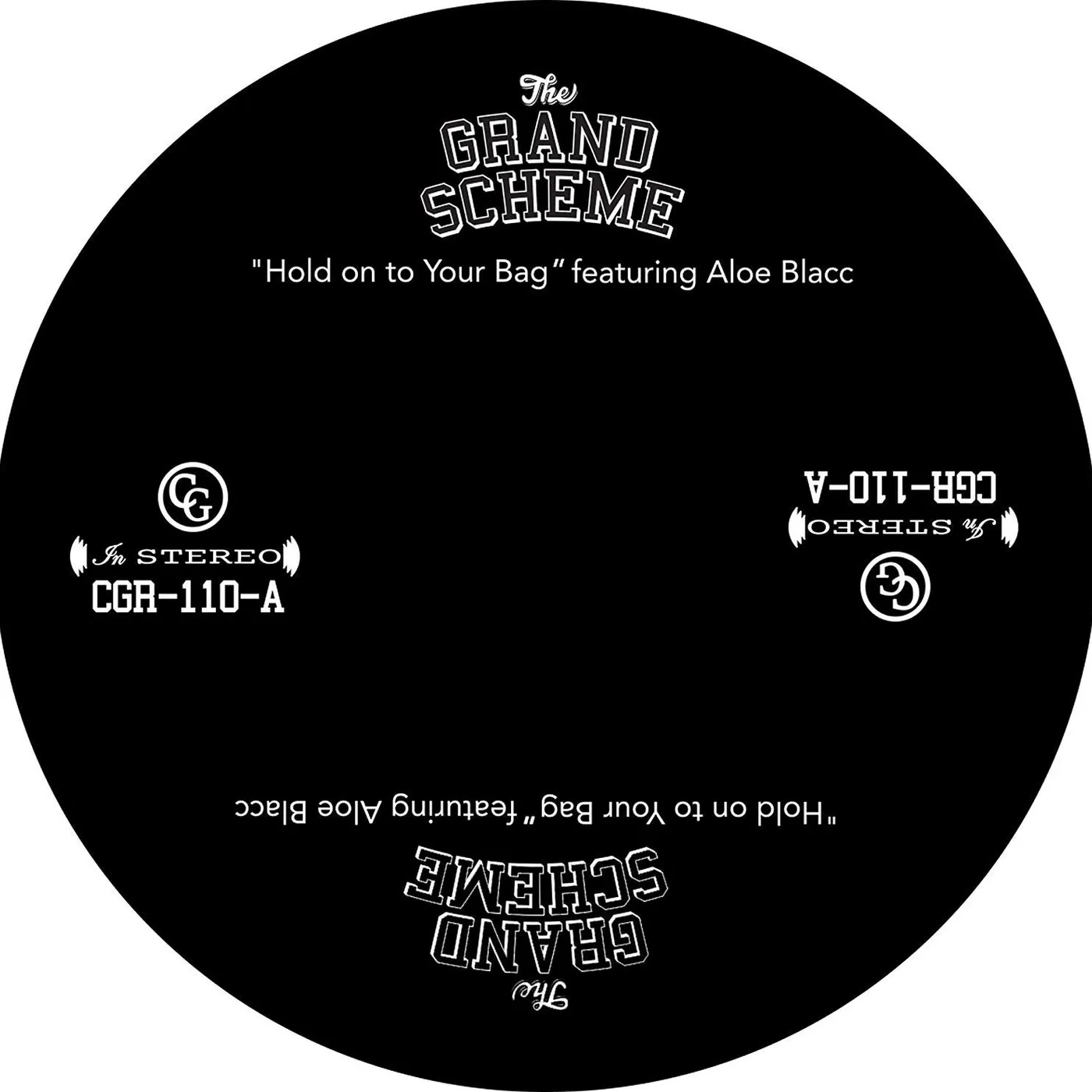 Grand Scheme & Aloe Blacc HOLD ON TO YOUR BAG Vinyl Record