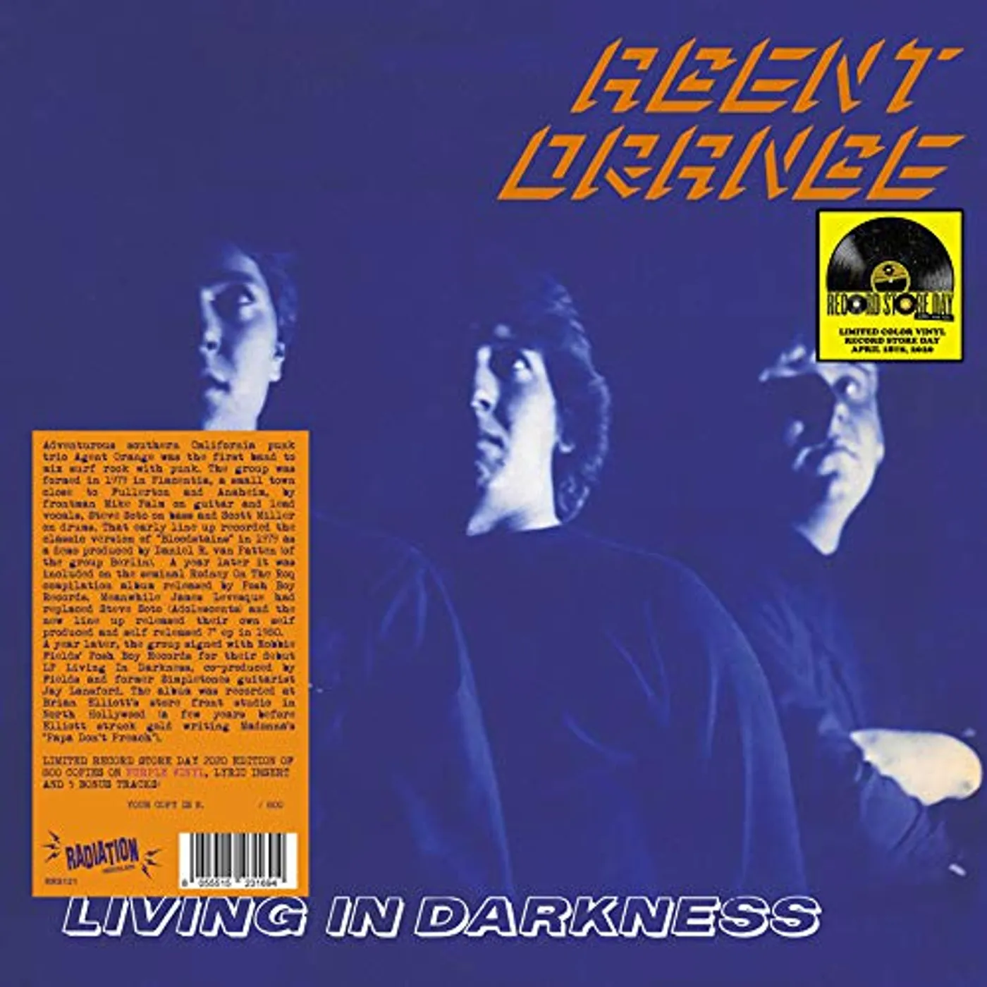 Agent Orange Living In Darkness Vinyl Record