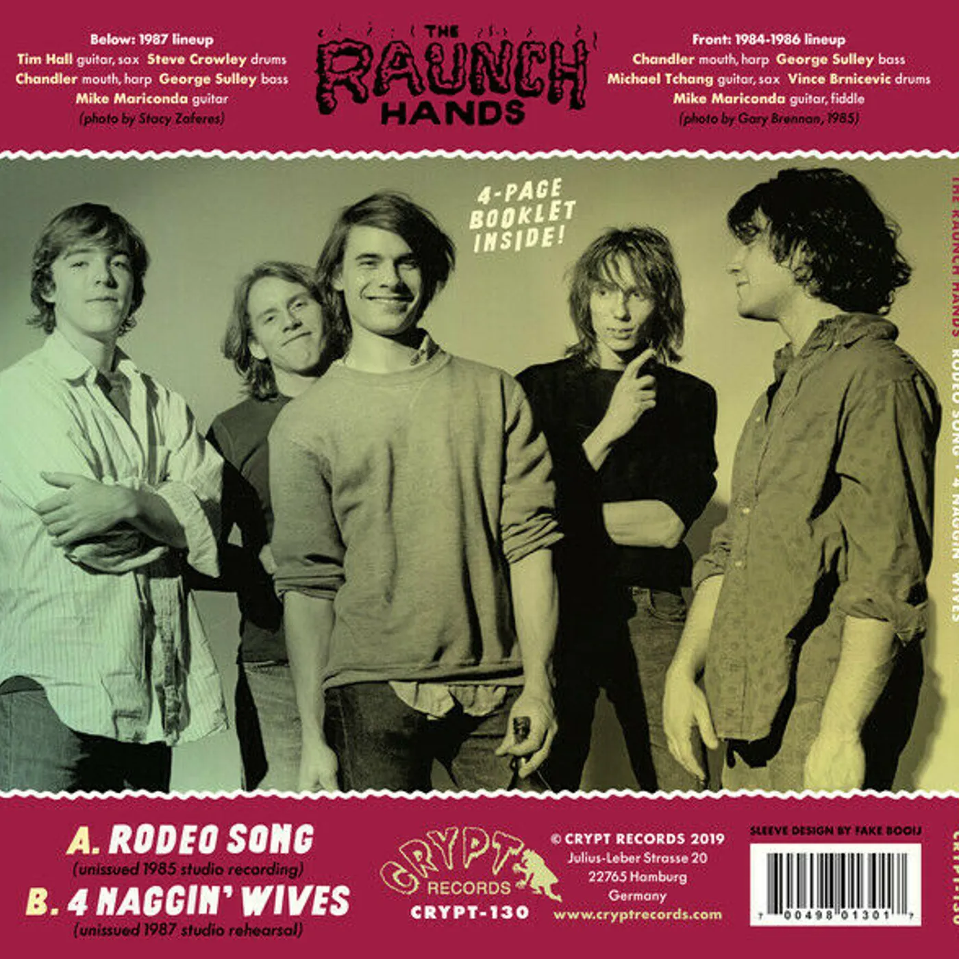 The Raunch Hands Rodeo Song B/W 4 Naggin' Wives Vinyl Record