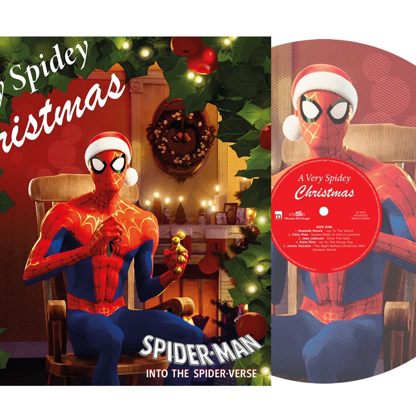Various A Very Spidey Christmas  A Side Cystal C Vinyl Record