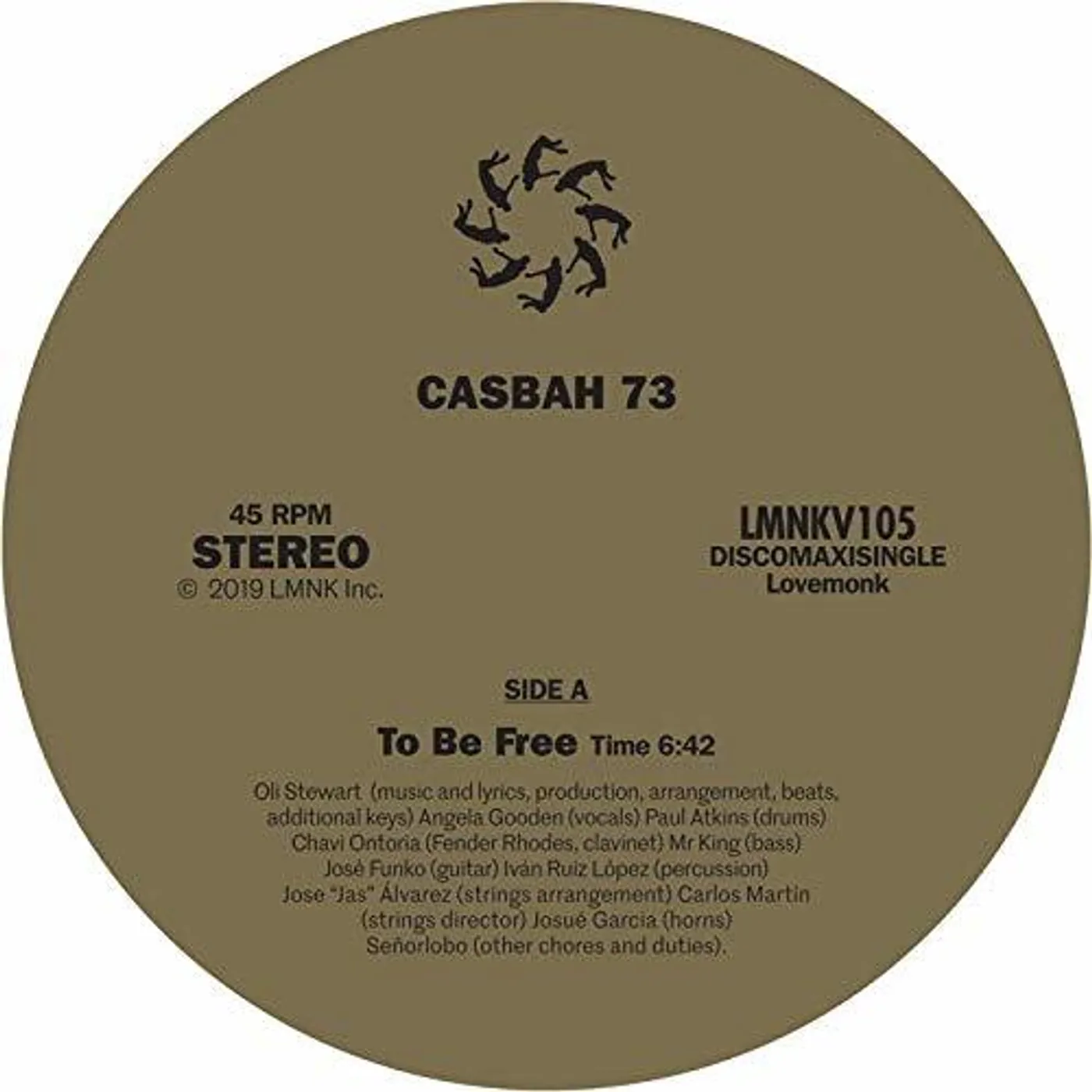 Casbah 73 To Be Free Vinyl Record