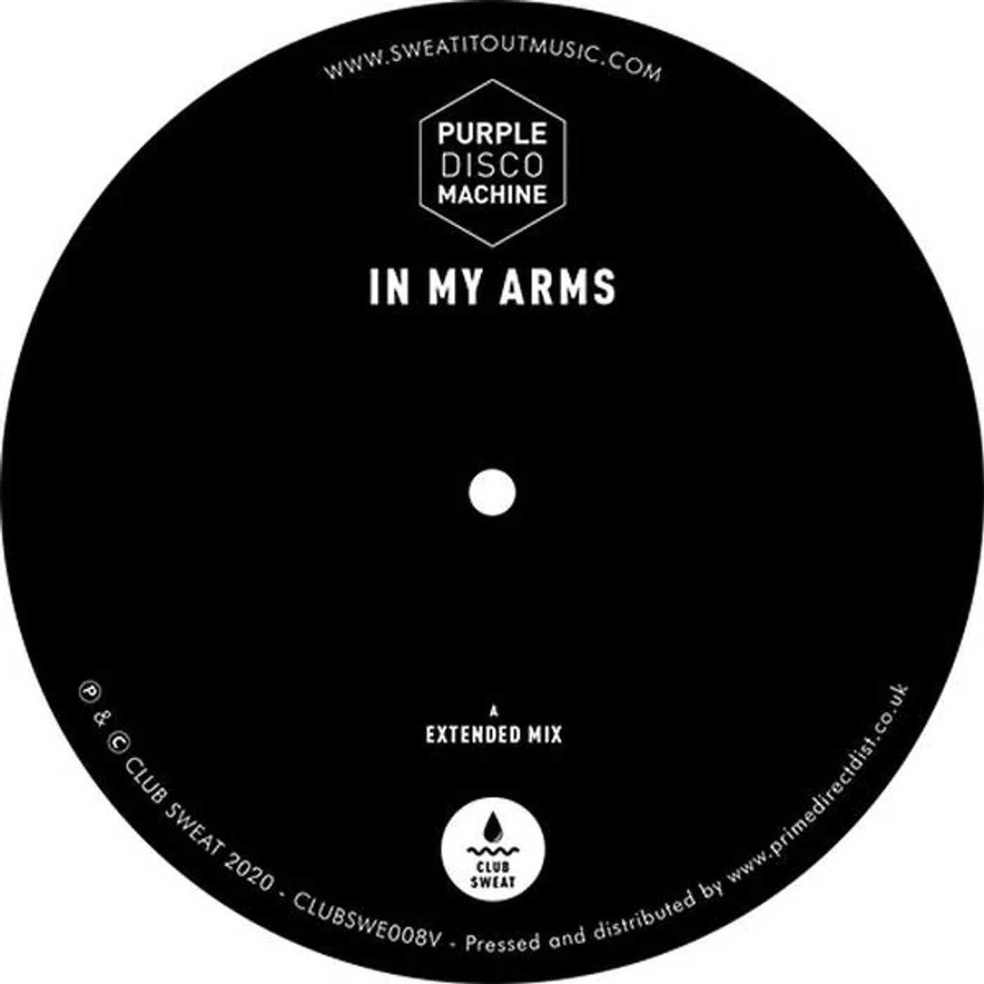 Purple Disco Machine In My Arms (12 In Shrinkwrapped With Sticker Insert) Vinyl Record