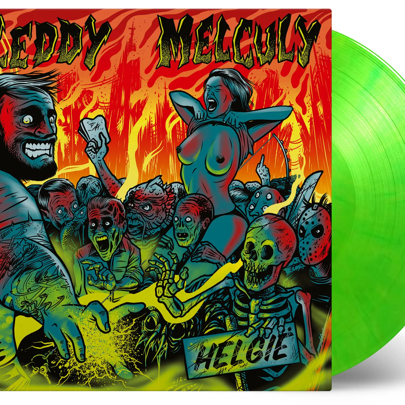 Fleddy Melculy Helgie (Limited Green & Yellow Mixed 180 Gram Audiophile Vinyl) Vinyl Record