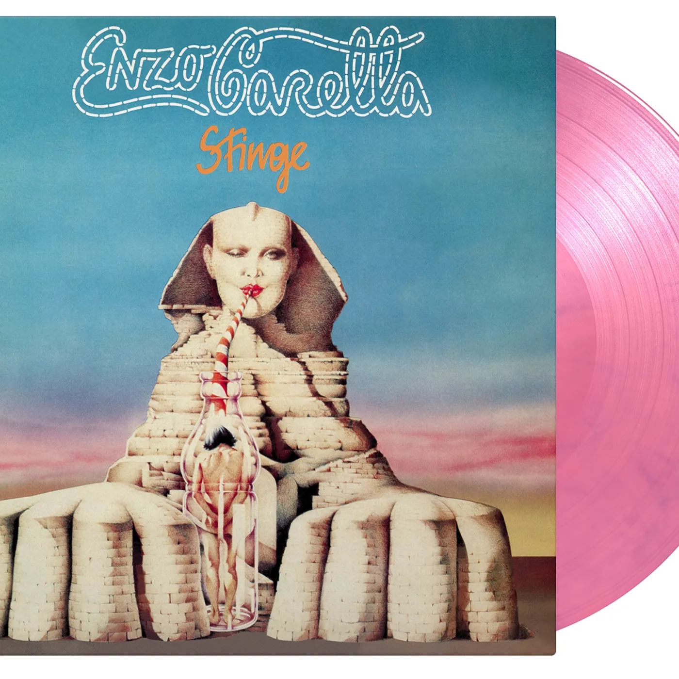 Enzo Carella Sfinge  Lp  (Limited Pink & Purple Marb Vinyl Record
