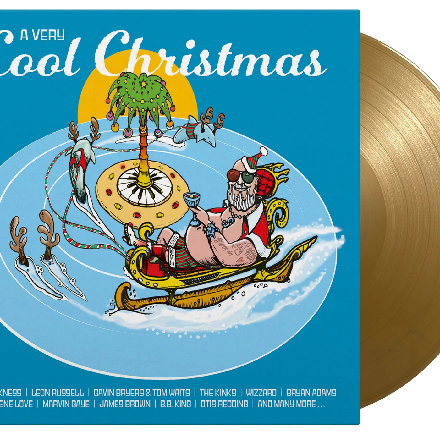 Various A Very Cool Christmas 1 Ltd Gold Vinyl 1 Vinyl Record
