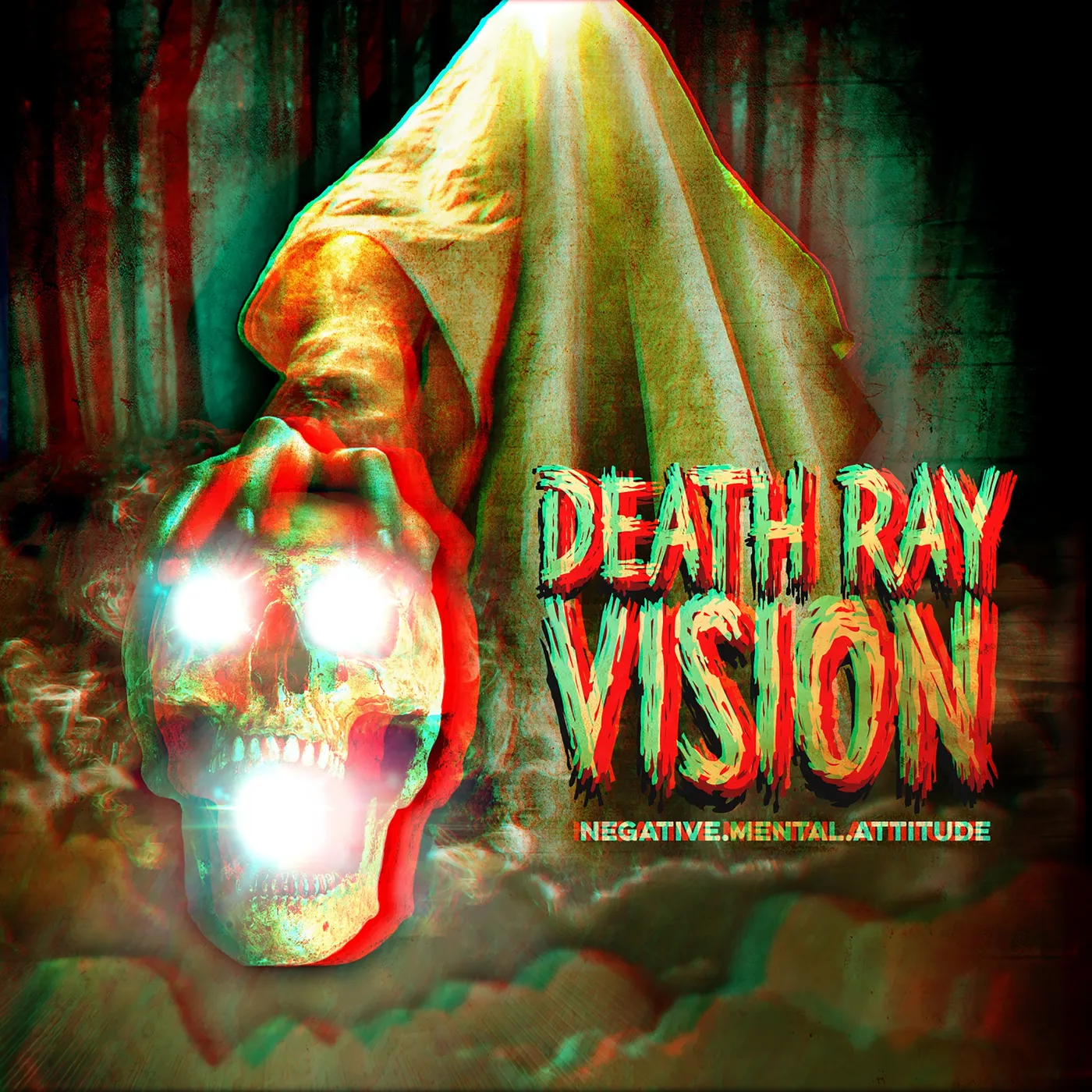 Death Ray Vision NEGATIVE MENTAL ATTITUDE (RANDOM RED OR GOLD VINYL) Vinyl Record