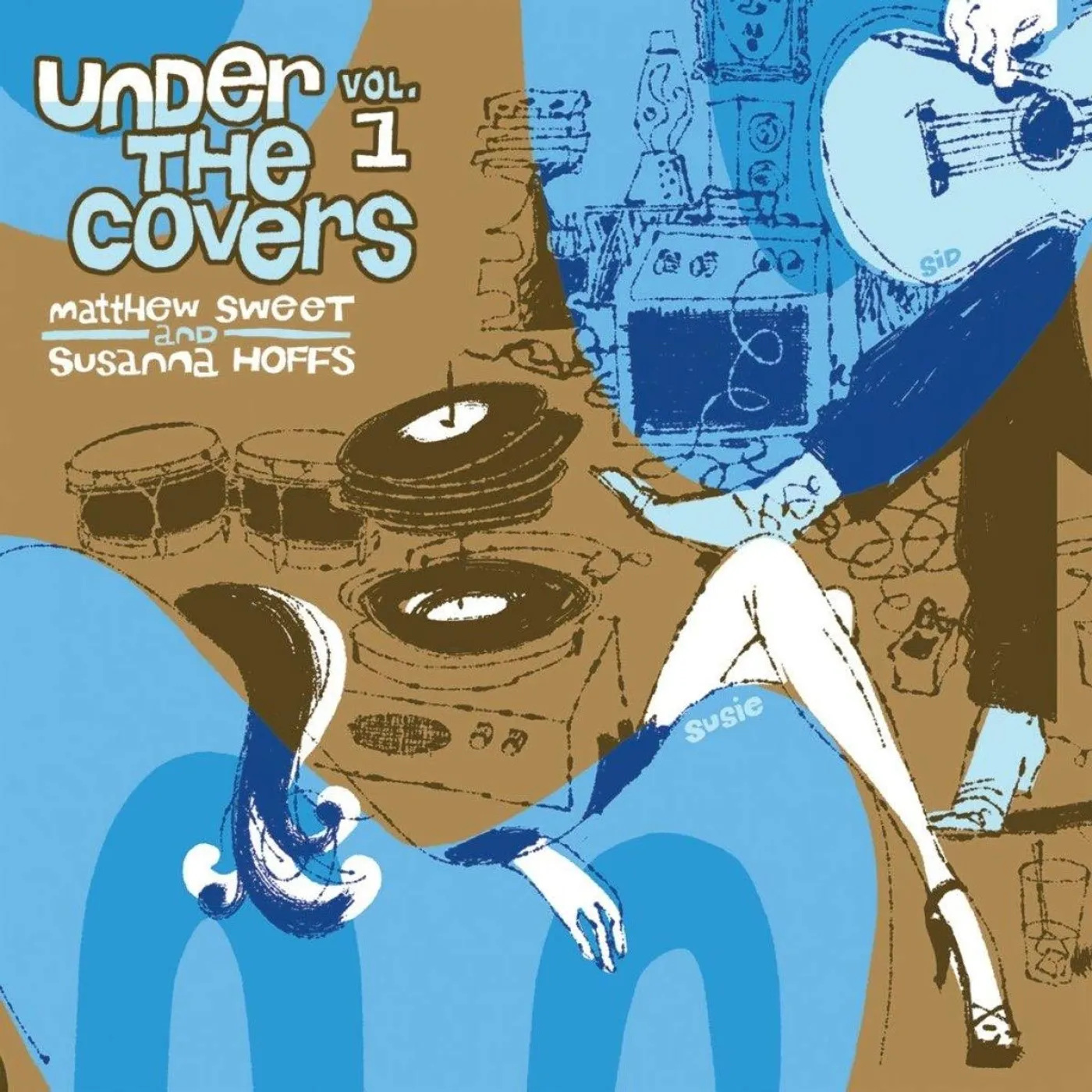 Susanna Hoffs & Matthew Sweet Under The Covers Vol. 1  Silver  180 G Vinyl Record