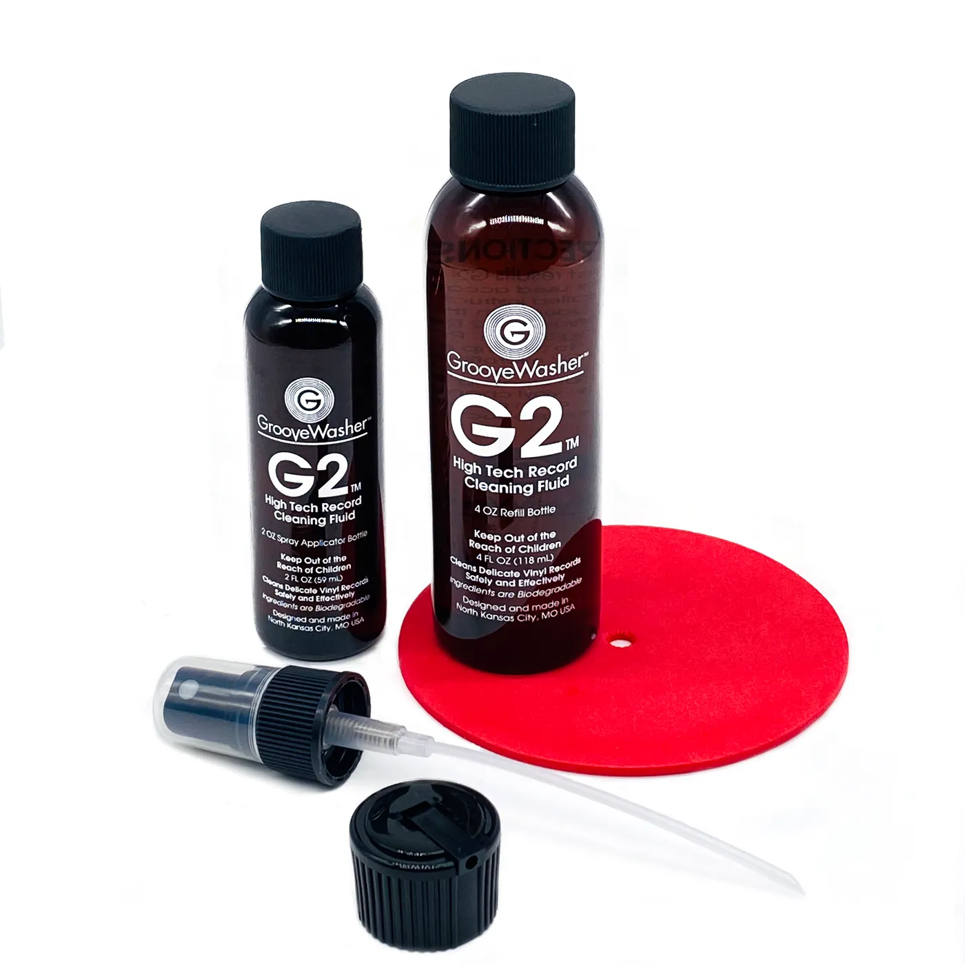 Groove Washer Groovewasher G2 Fluid Kit (2 Oz Mist Spray)  (Vinyl)