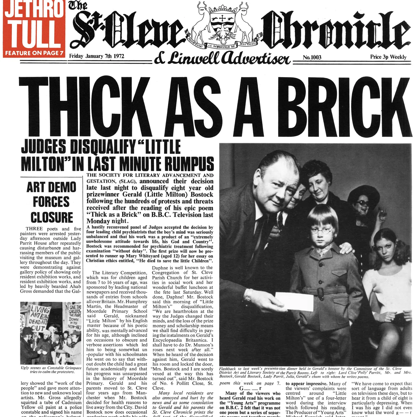 Jethro Tull Thick As A Brick CD
