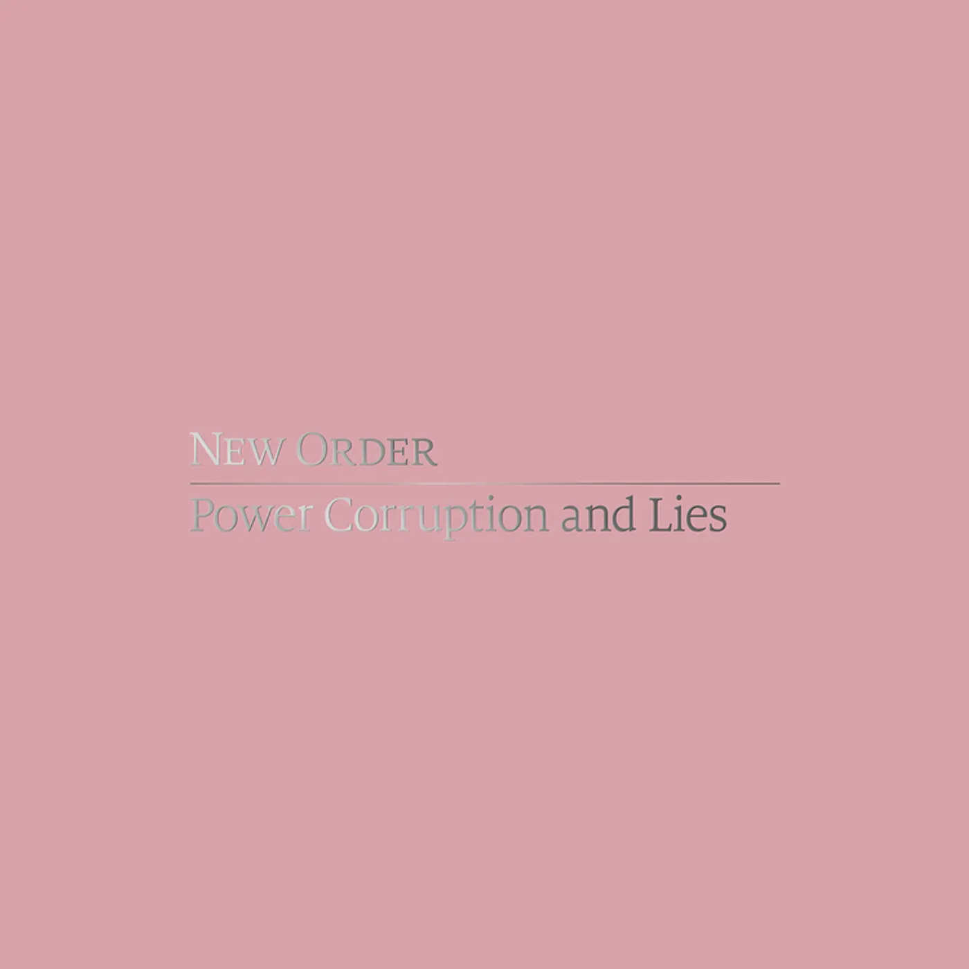 New Order POWER CORRUPTION AND LIES CD