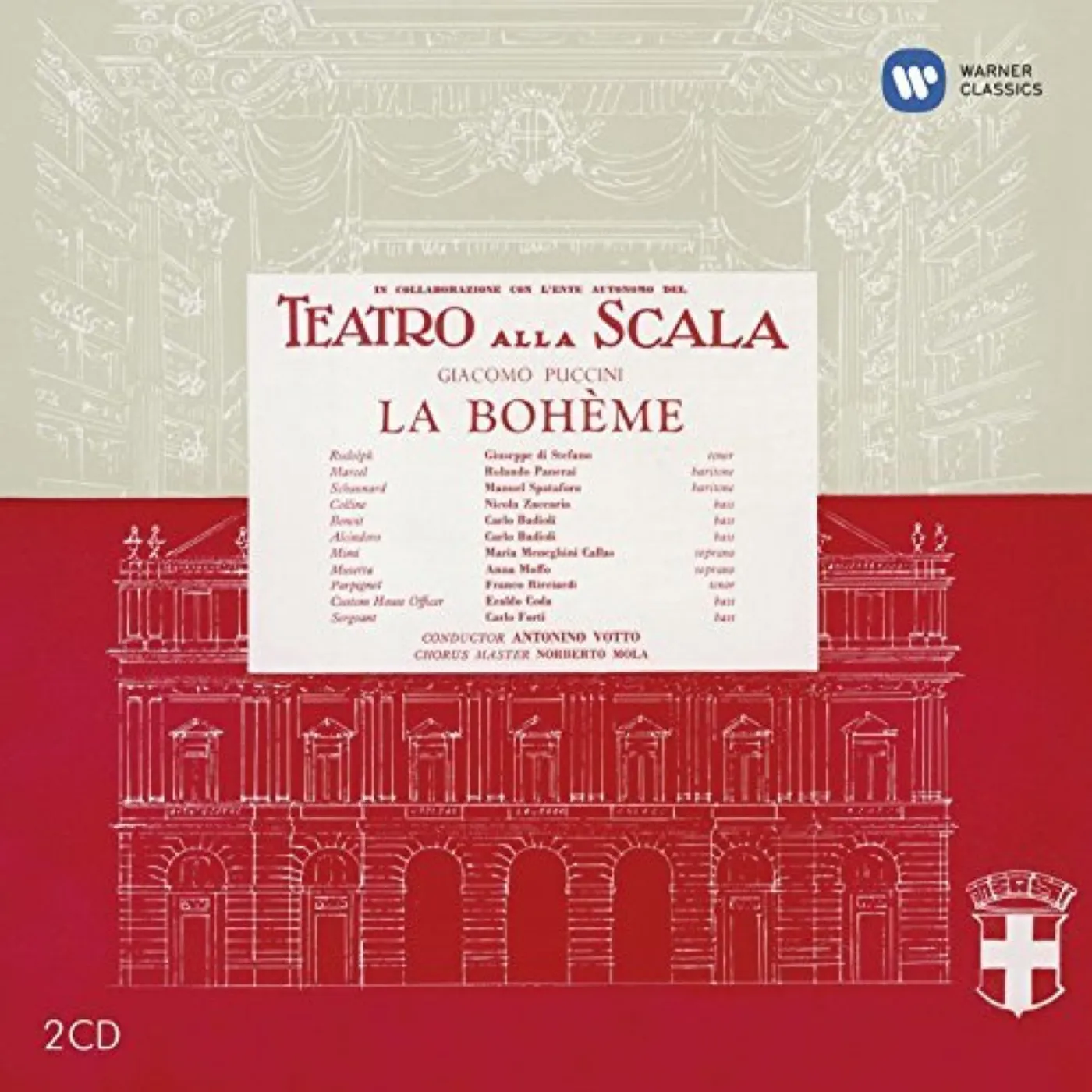 Maria Callas PUCCINI: LA BOHEME (1956 - VOT CD