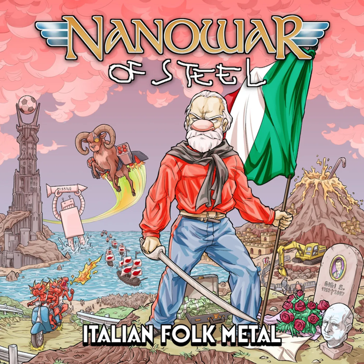 NanowaR of Steel ITALIAN FOLK METAL CD