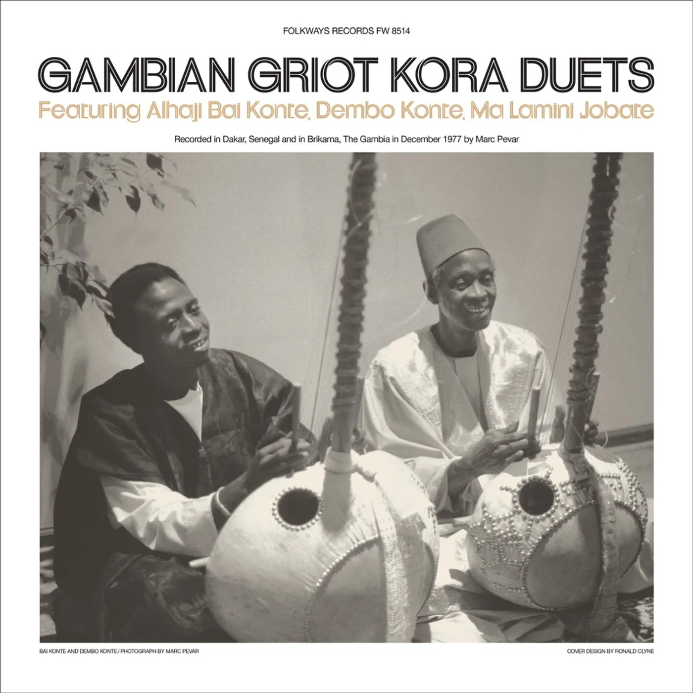 Alhaji Bai Konte / Dembo Konte / Ma Lamini Jobate GAMBIAN GRIOT KORA DUETS Vinyl Record
