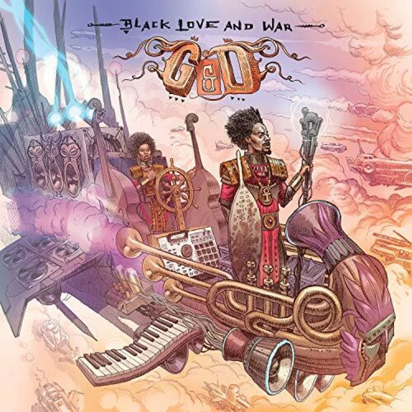 G & D BLACK LOVE & WAR Vinyl Record