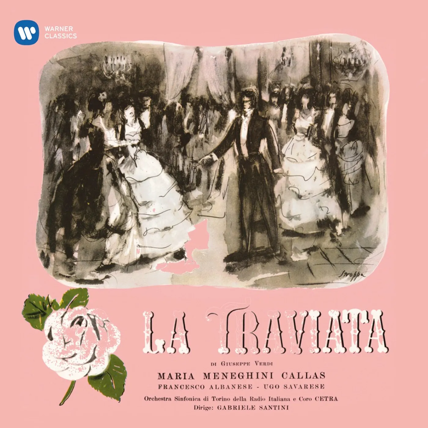Verdi / Maria Callas LA TRAVIATA (1953 STUDIO RECORDING) Vinyl Record