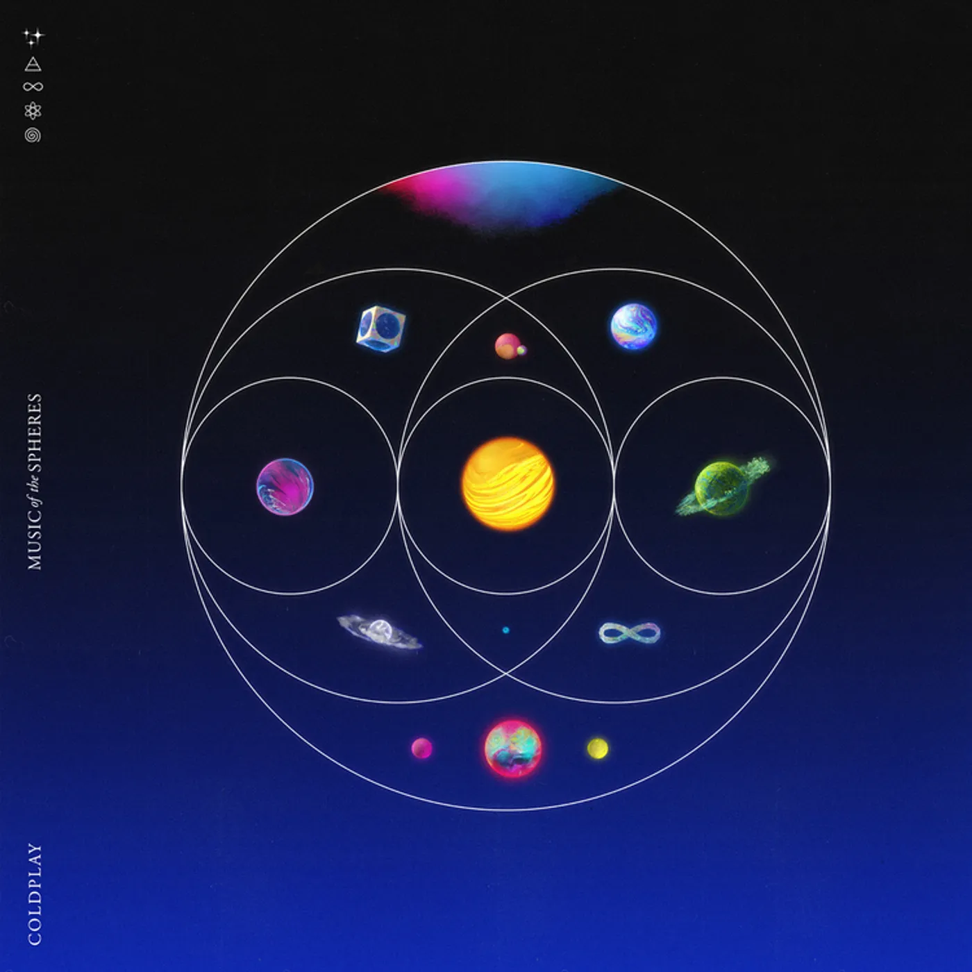 Coldplay MUSIC OF THE SPHERES (RECYCLED COLORED VINYL) Vinyl Record