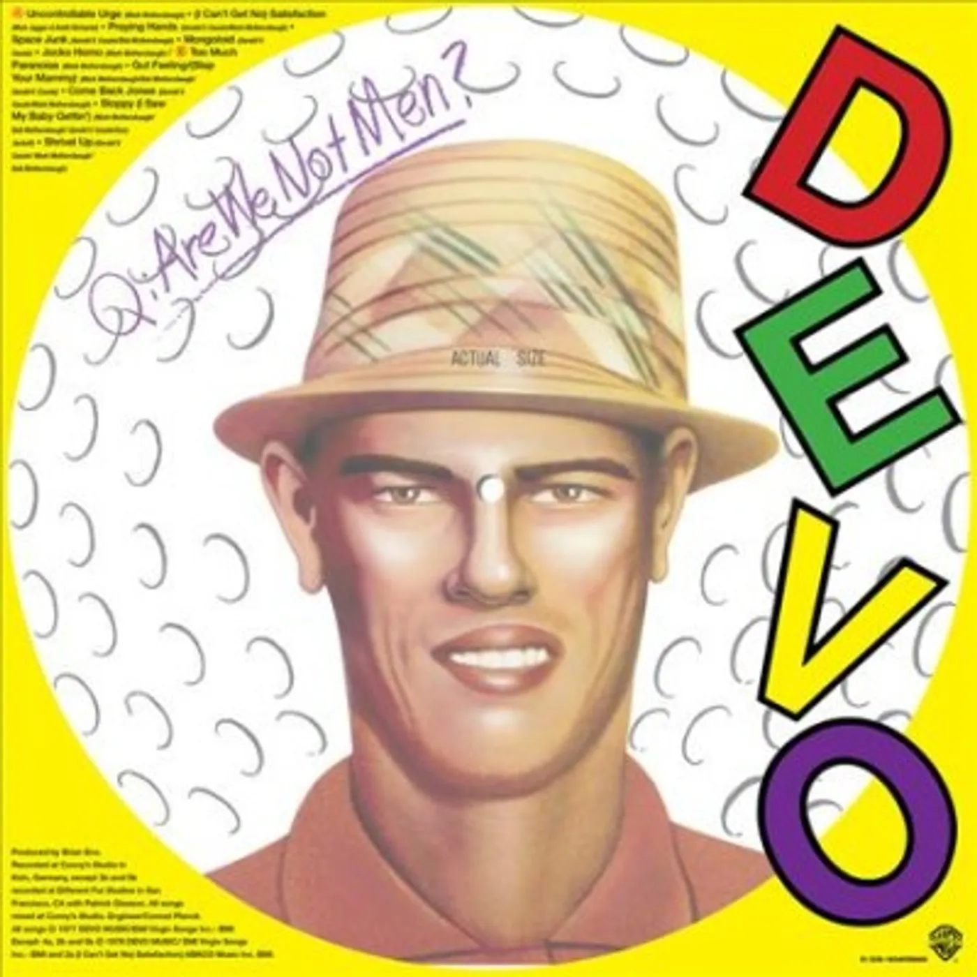 Q: Are We Not Men? A: We Are Devo! Vinyl Record