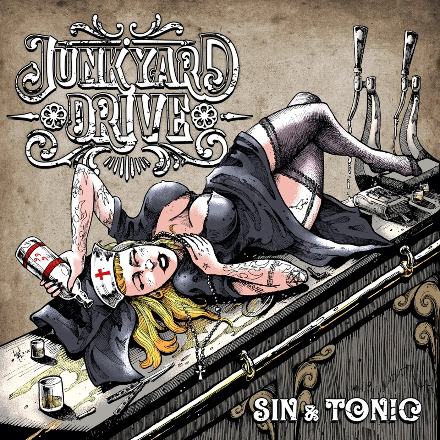 Junkyard Drive Sin & tonic Vinyl Record
